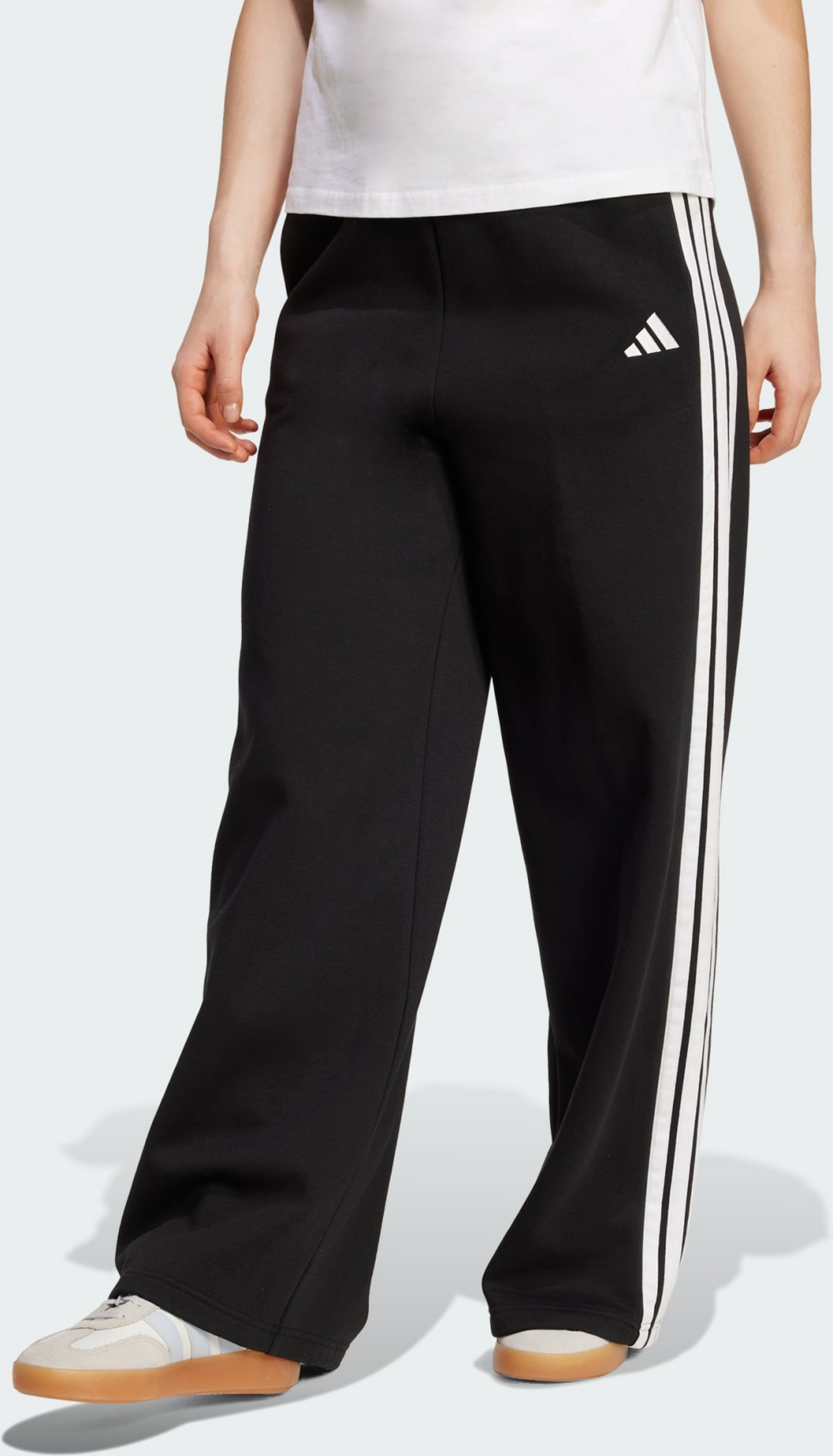 ADIDAS, Adidas Adidas 3-stripes Fleece Wide Byxor
