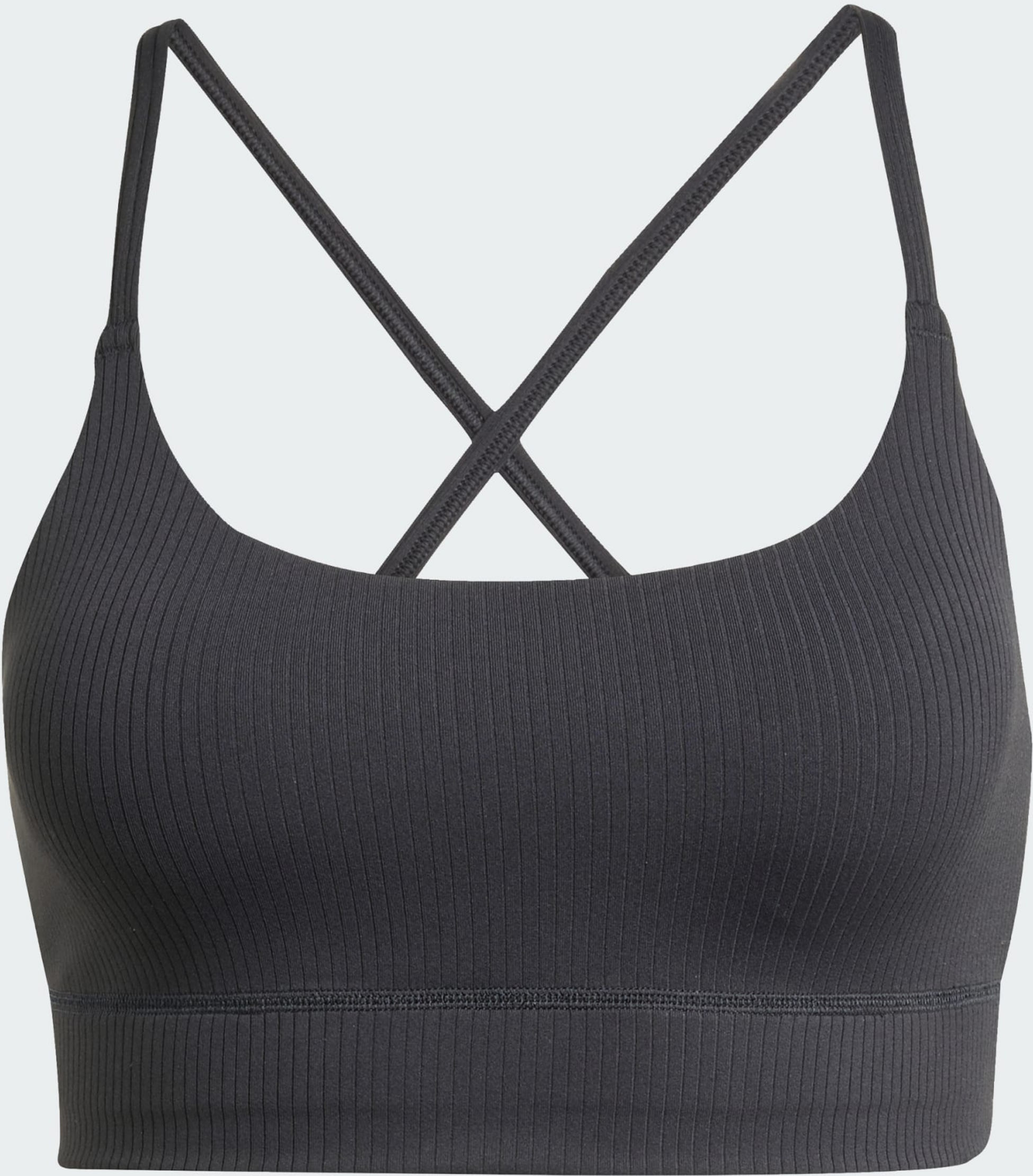 ADIDAS, Adidas Adidas All Me Light Support Ribbstickad Longline-bh