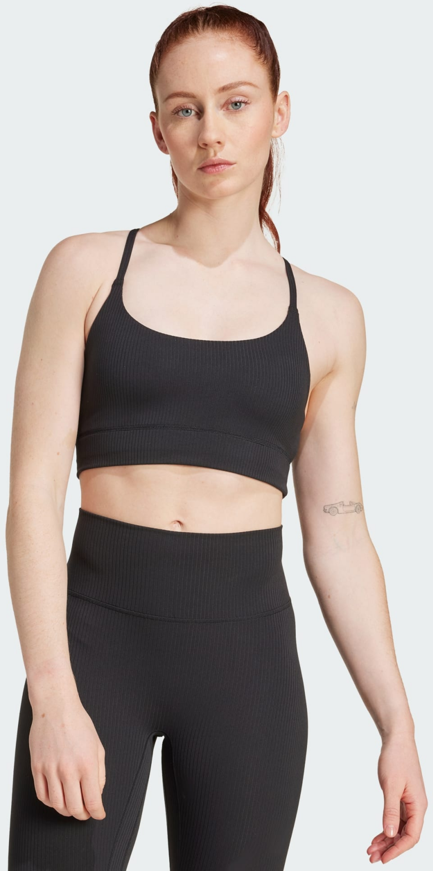 ADIDAS, Adidas Adidas All Me Light Support Ribbstickad Longline-bh