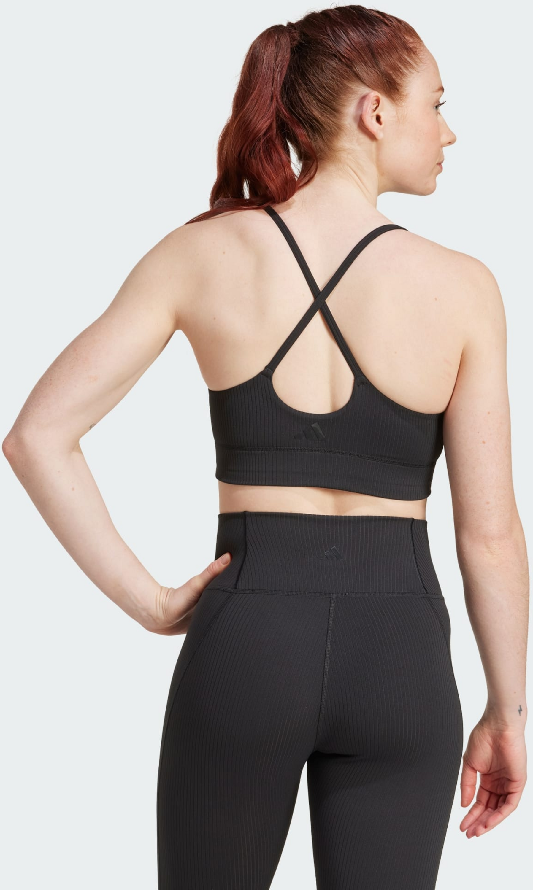 ADIDAS, Adidas Adidas All Me Light Support Ribbstickad Longline-bh