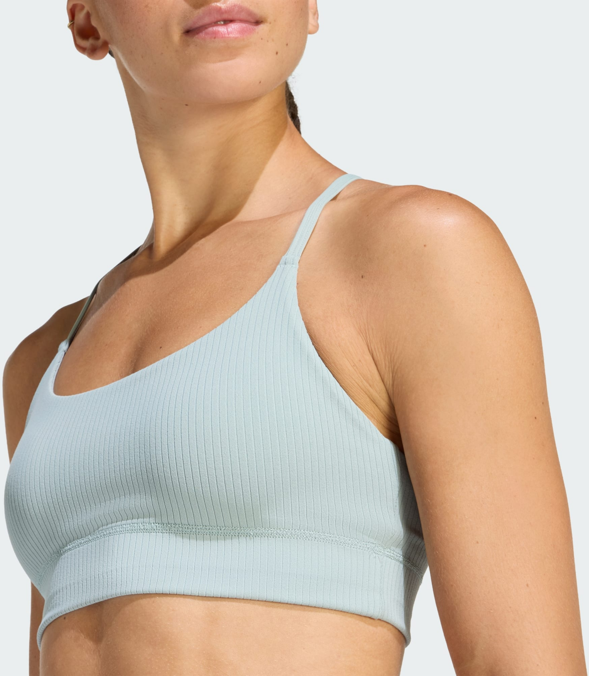 ADIDAS, Adidas Adidas All Me Light Support Ribbstickad Longline-bh