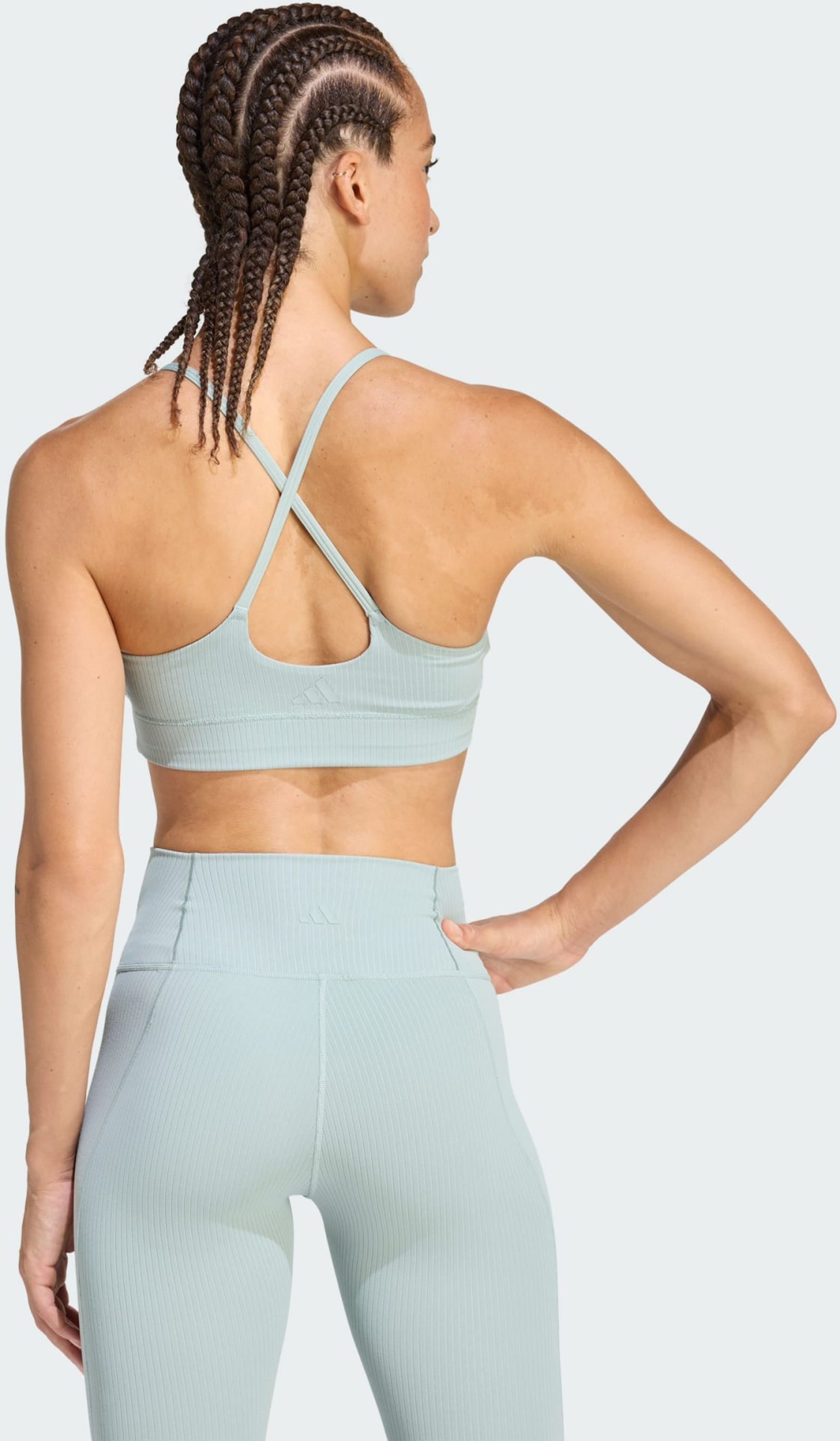 ADIDAS, Adidas Adidas All Me Light Support Ribbstickad Longline-bh