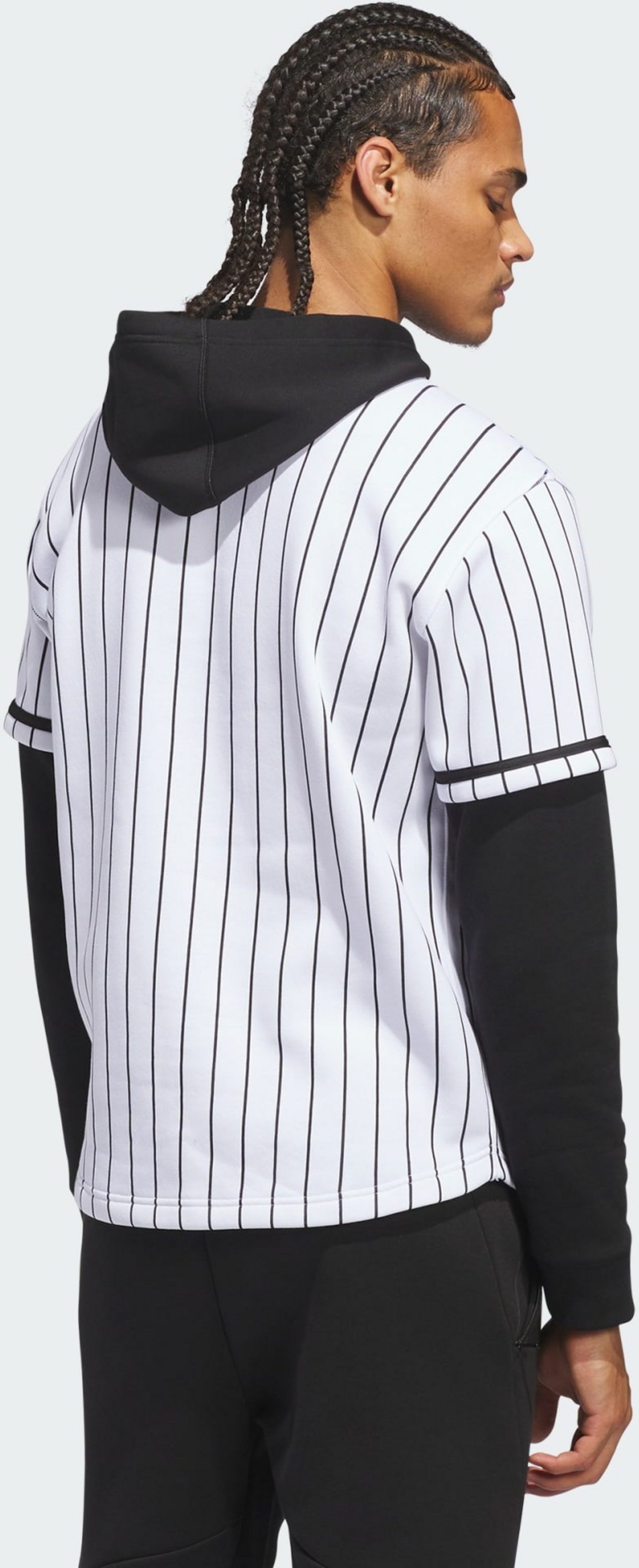 ADIDAS, Adidas Adidas Dugout Pinstripe Tr&ouml;ja Med Huva