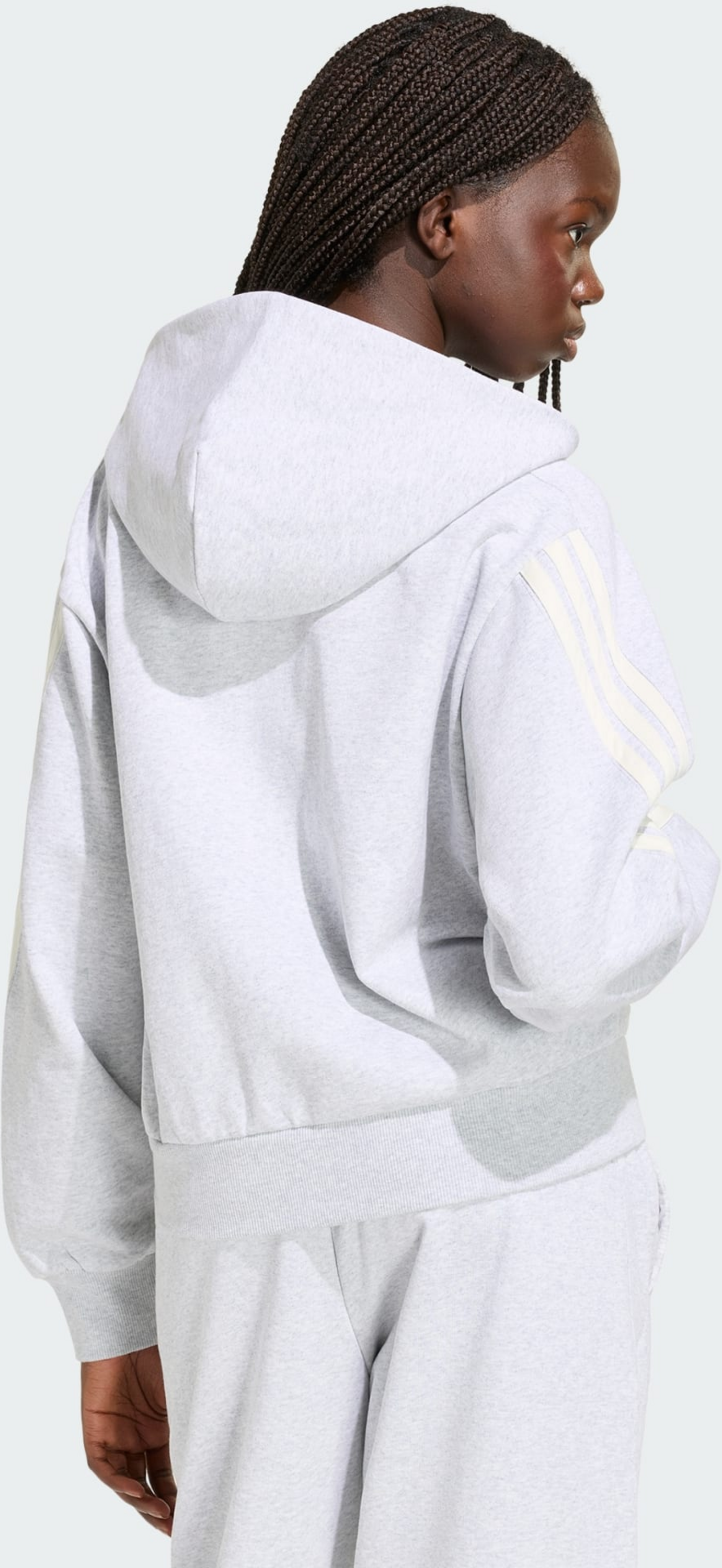 ADIDAS, Adidas Adidas Kit 3-stripes Huvtr&ouml;ja Med Hel Dragkedja