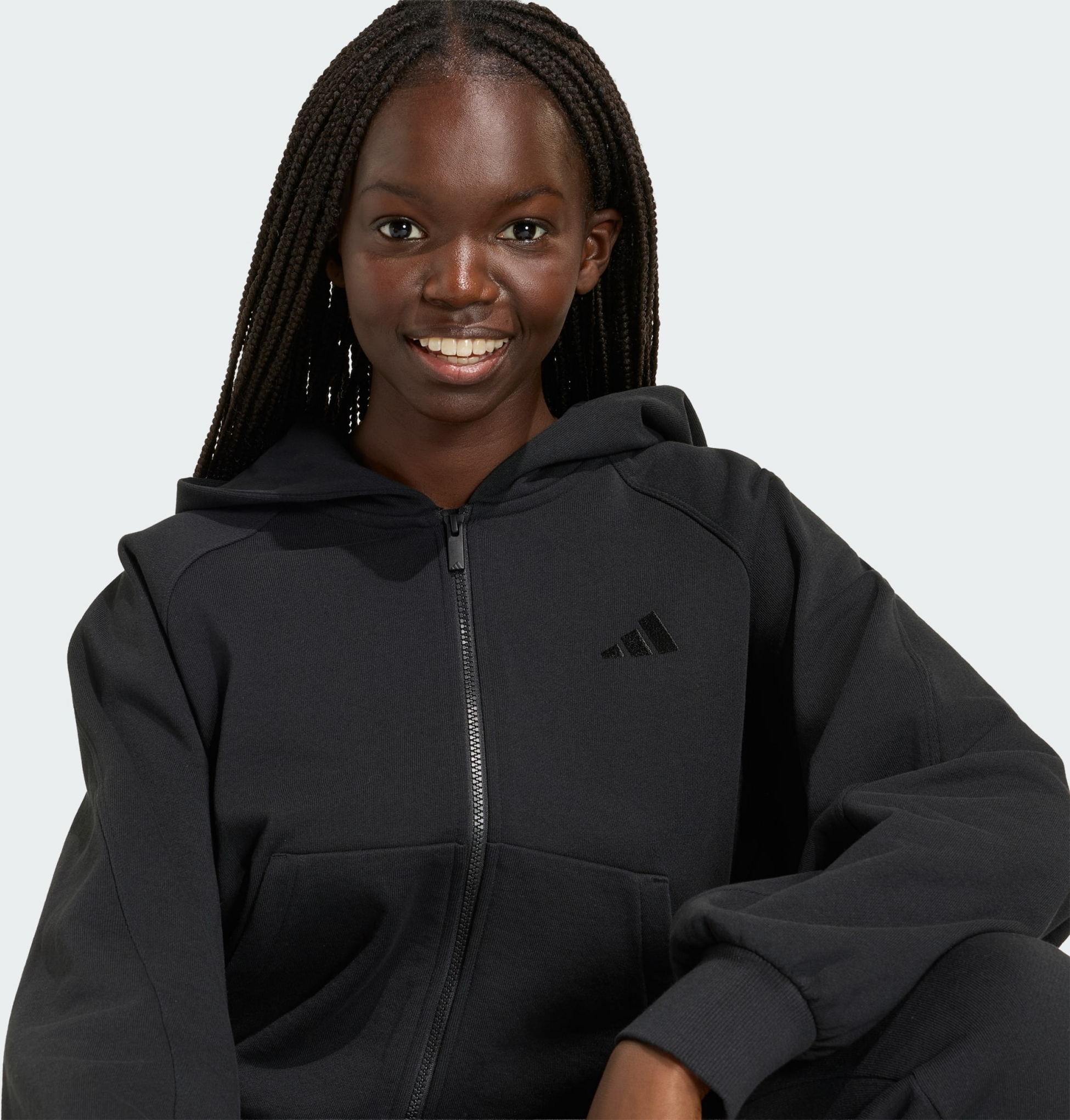 ADIDAS, Adidas Adidas Kit Small Logo Full Zip Huvtr&ouml;ja