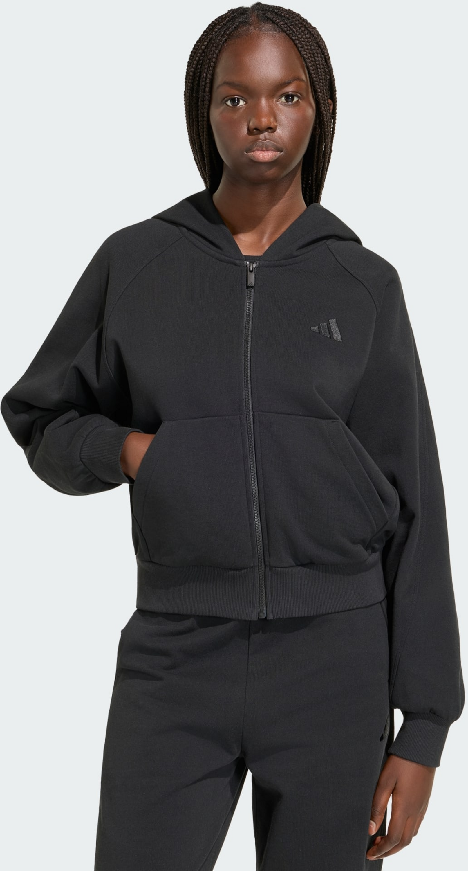 ADIDAS, Adidas Adidas Kit Small Logo Full Zip Huvtr&ouml;ja
