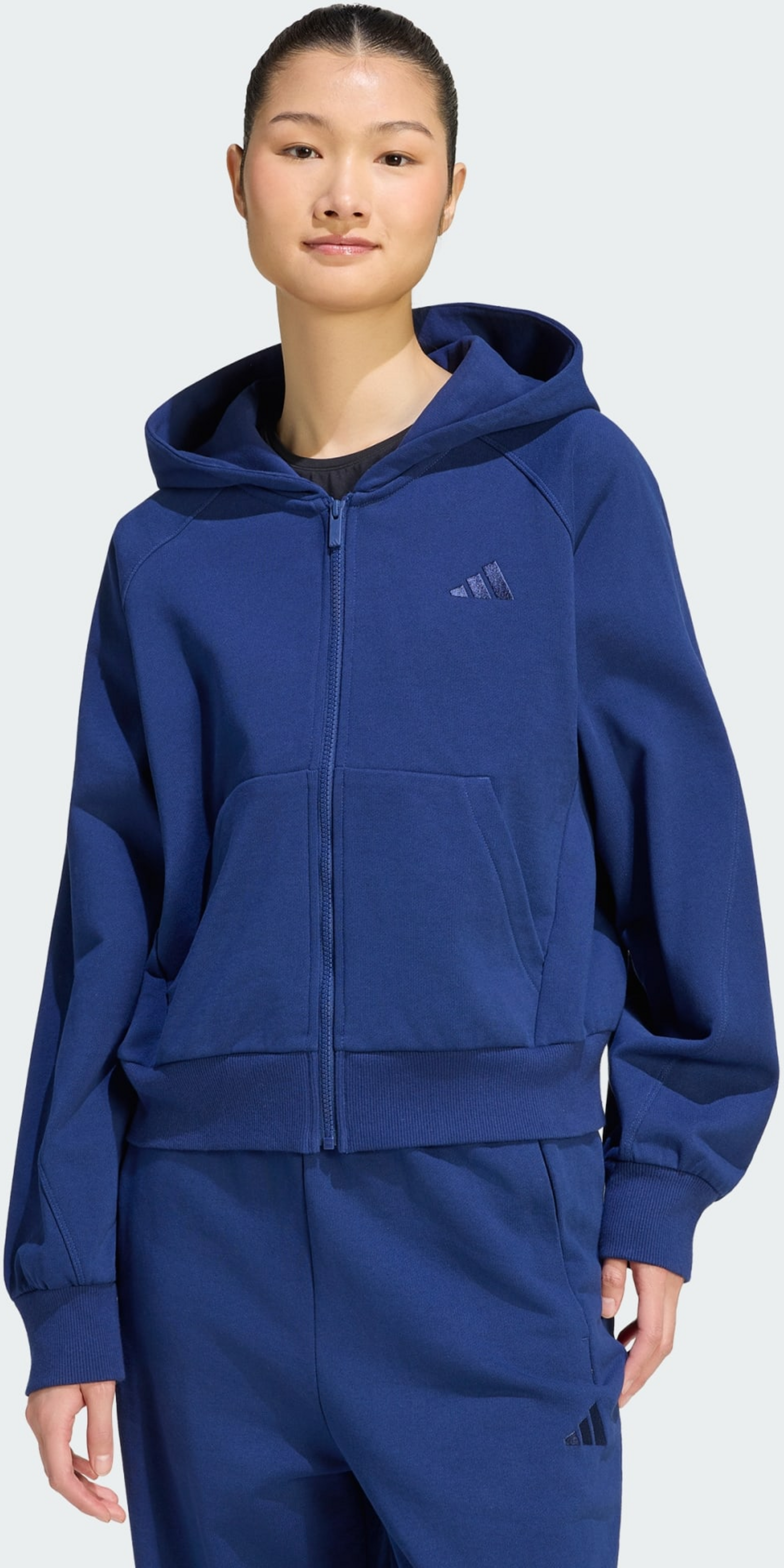 ADIDAS, Adidas Adidas Kit Small Logo Full Zip Huvtr&ouml;ja