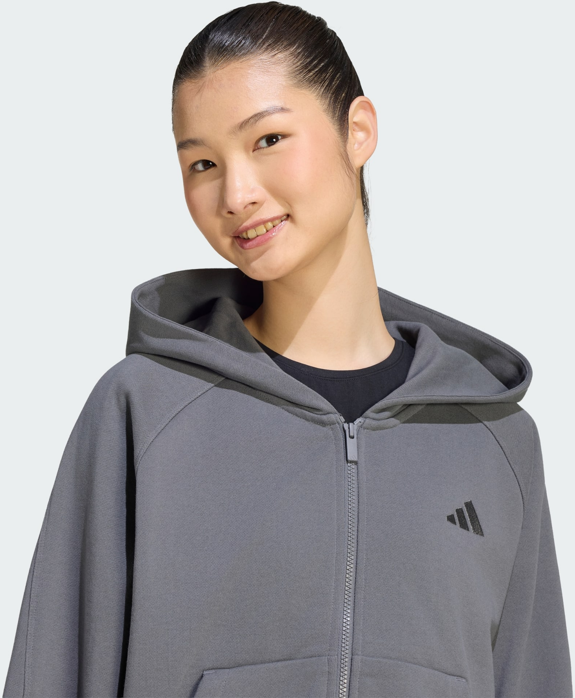ADIDAS, Adidas Adidas Kit Small Logo Full Zip Huvtr&ouml;ja