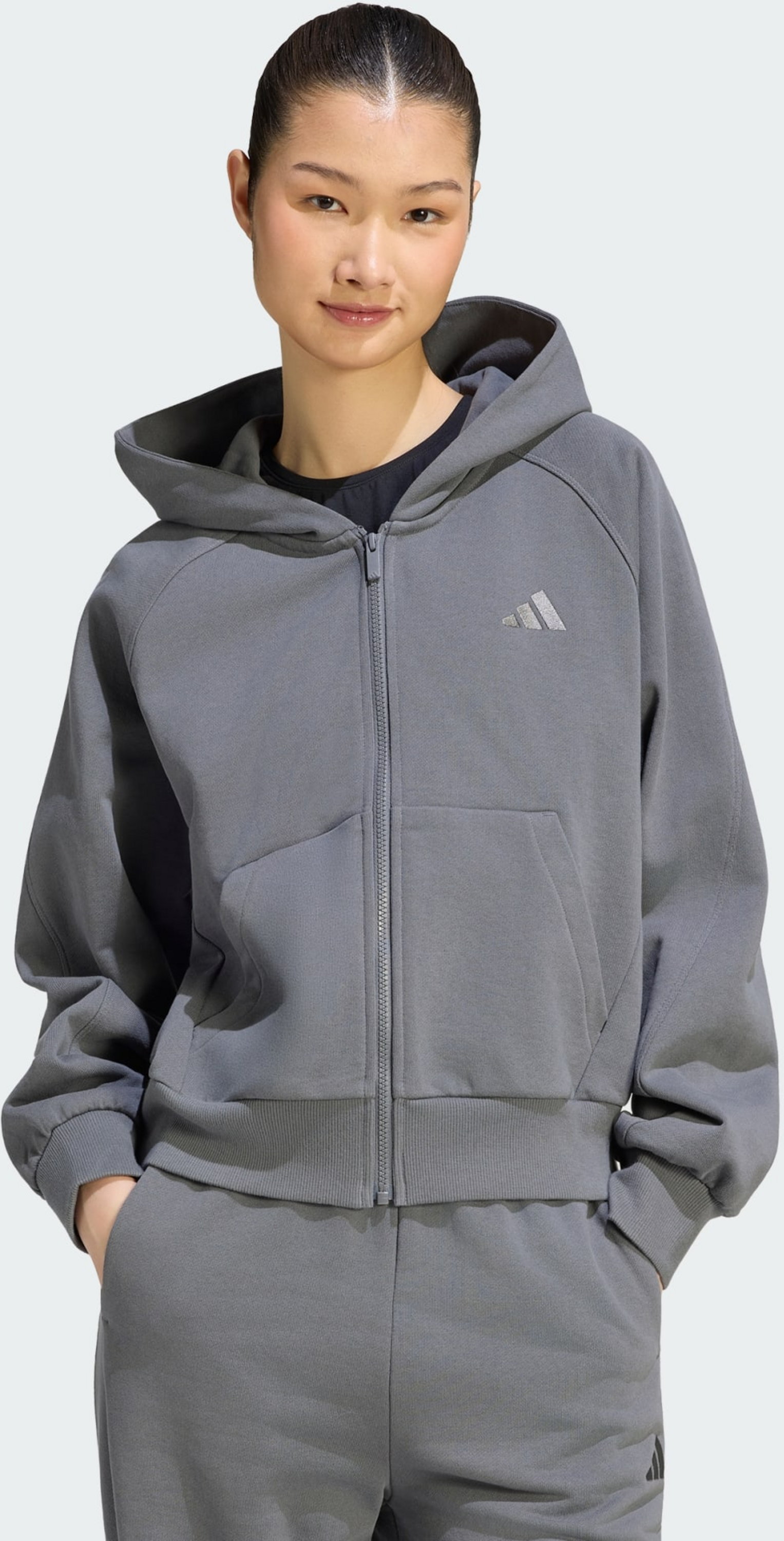 ADIDAS, Adidas Adidas Kit Small Logo Full Zip Huvtr&ouml;ja