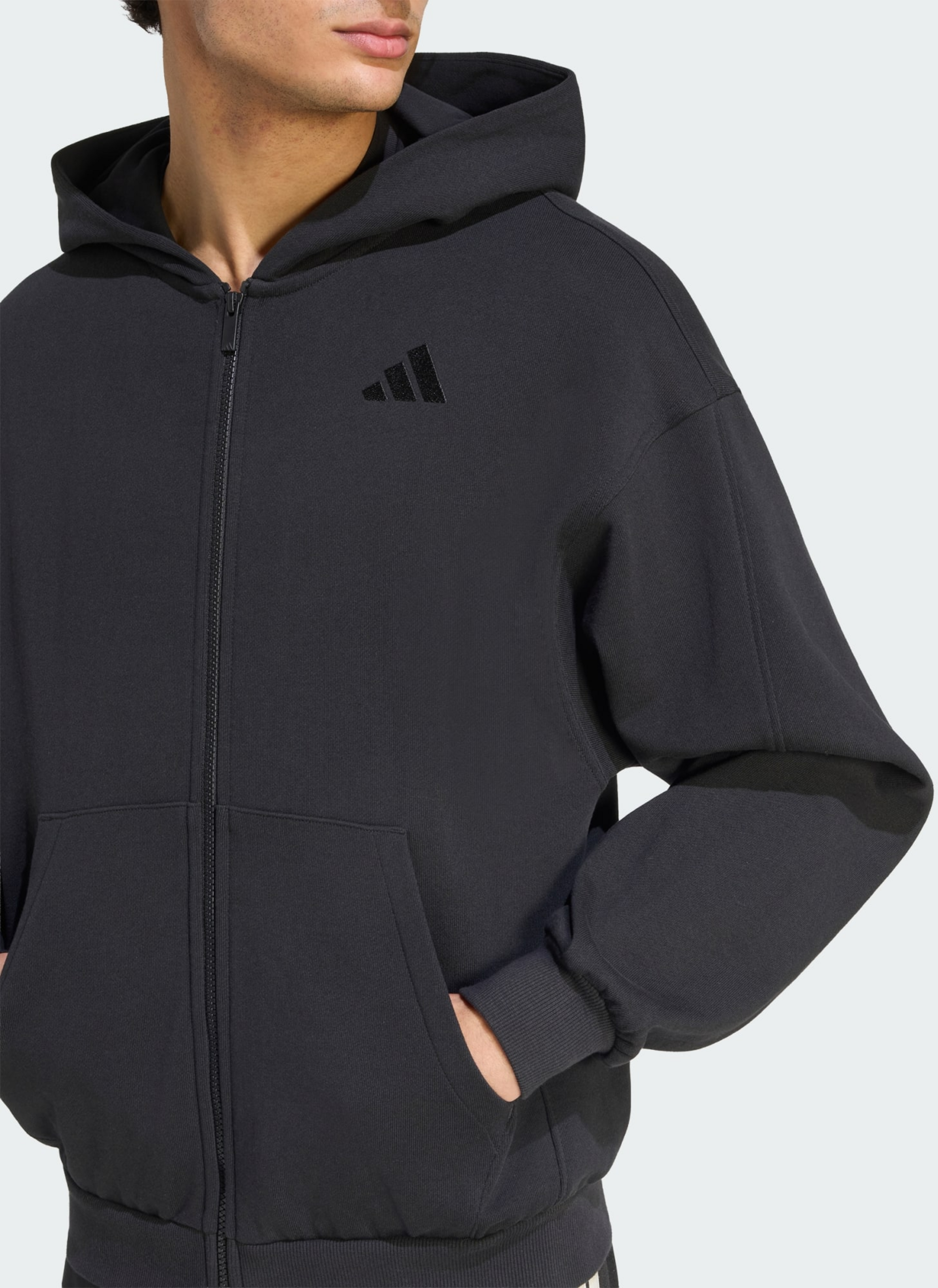 ADIDAS, Adidas Adidas Kit Small Logo Full-zip Huvtr&ouml;ja