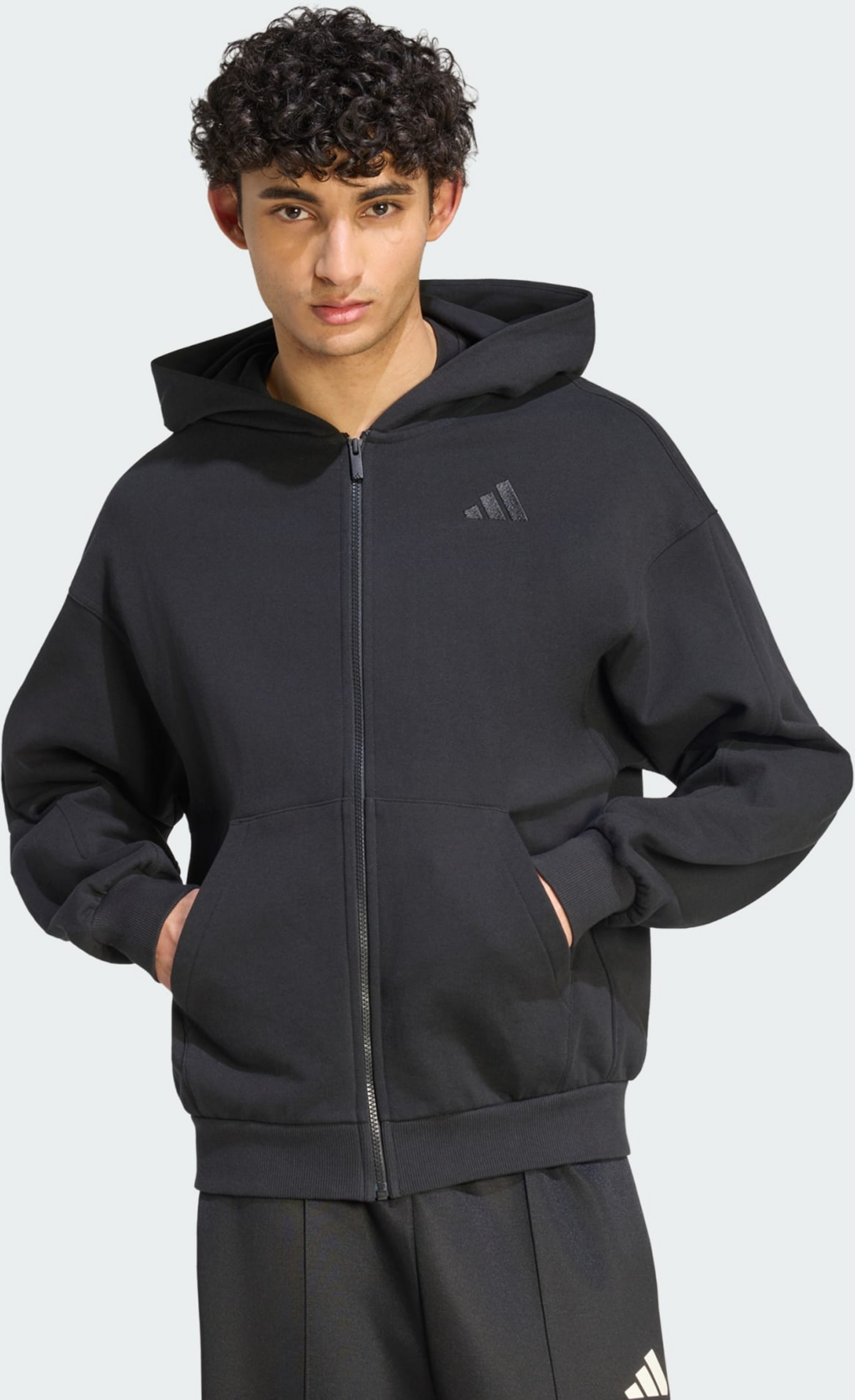 ADIDAS, Adidas Adidas Kit Small Logo Full-zip Huvtr&ouml;ja