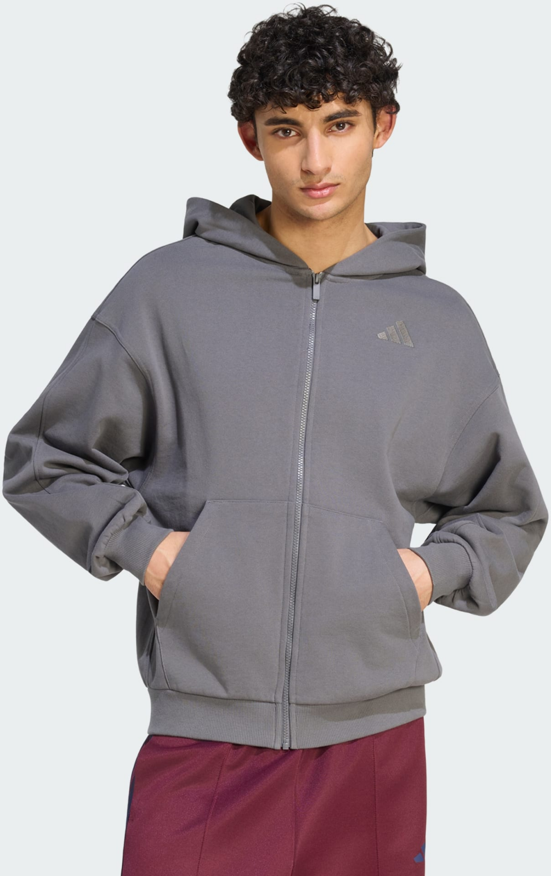 ADIDAS, Adidas Adidas Kit Small Logo Full-zip Huvtr&ouml;ja