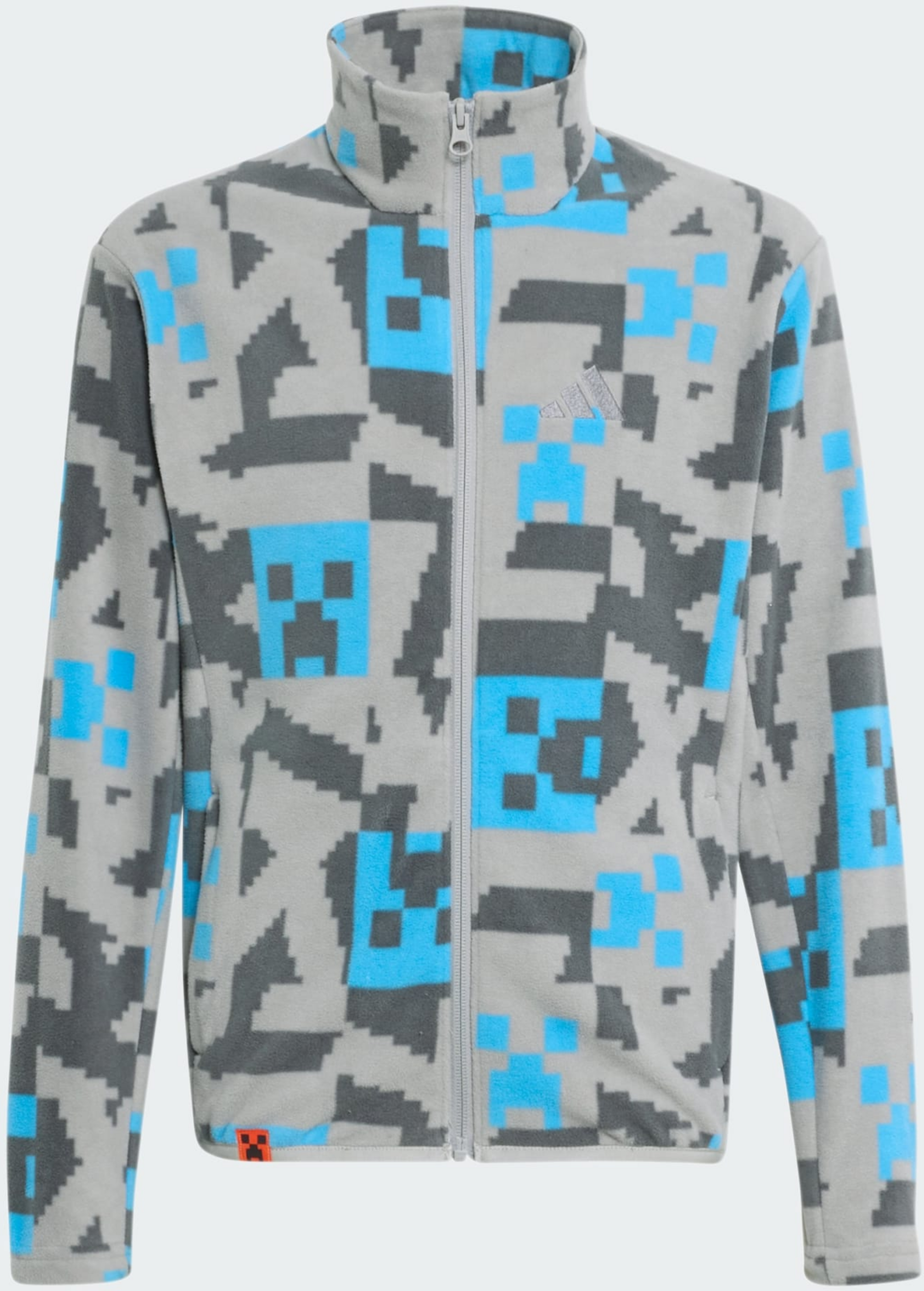 ADIDAS, Adidas Adidas Minecraft Terrex Climawarm Fleecejacka Med Hel Dragkedja