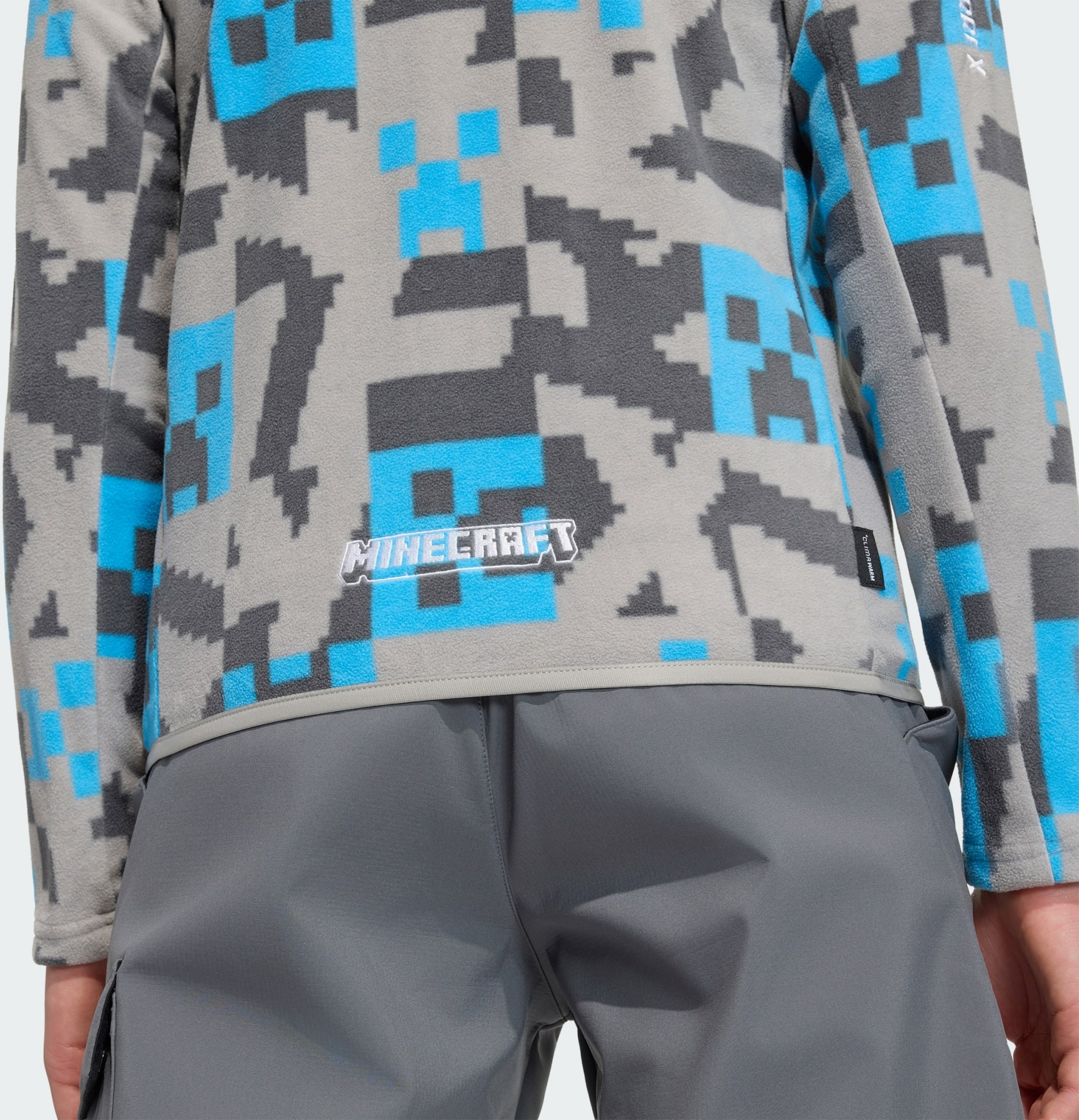 ADIDAS, Adidas Adidas Minecraft Terrex Climawarm Fleecejacka Med Hel Dragkedja
