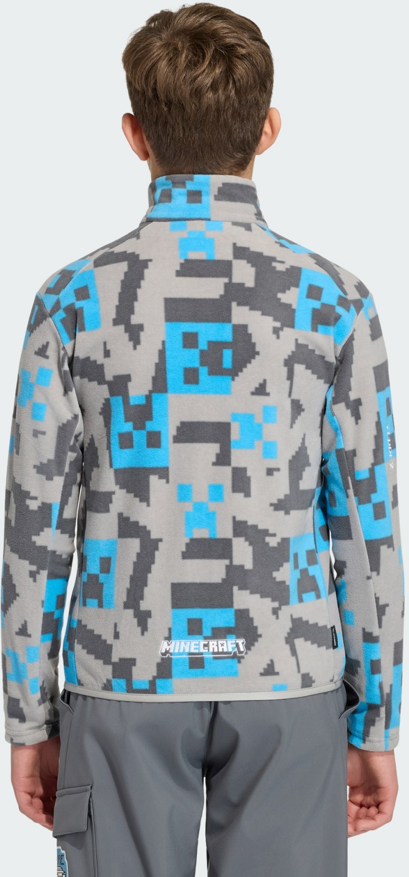 ADIDAS, Adidas Adidas Minecraft Terrex Climawarm Fleecejacka Med Hel Dragkedja