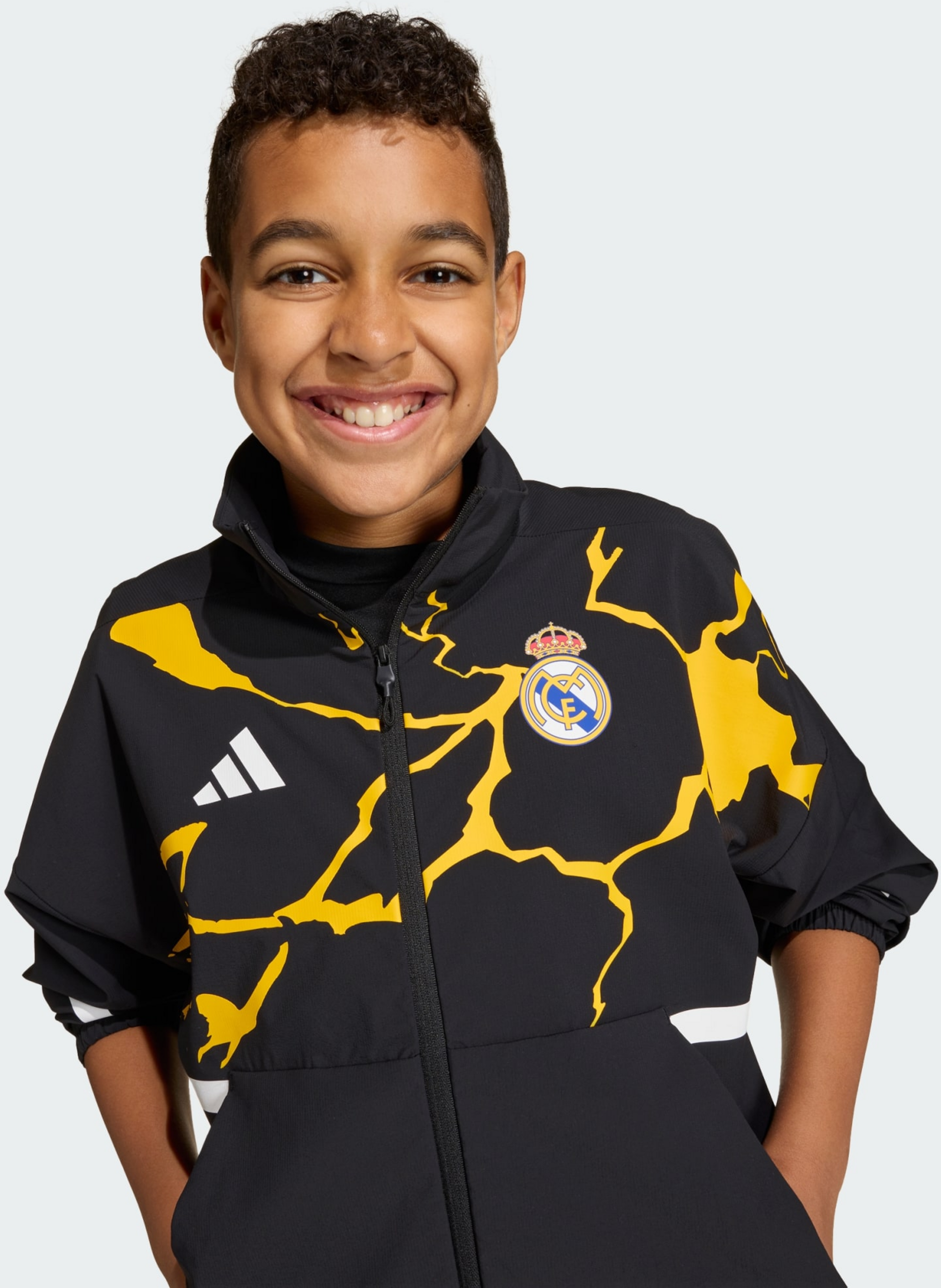 ADIDAS, Adidas Adidas Real Madrid Avengers Z.n.e. Anthem Jacka F&ouml;r Barn