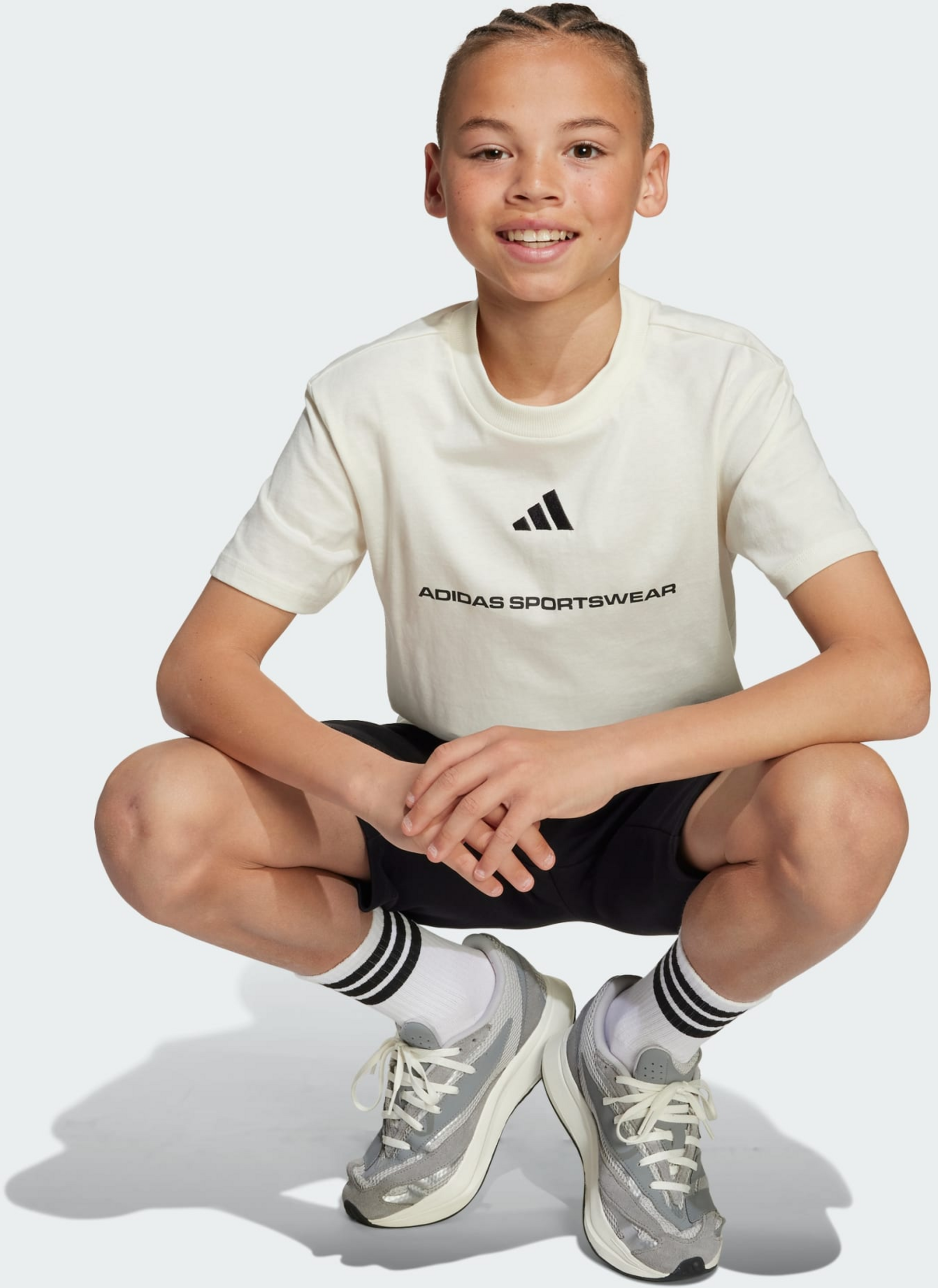 ADIDAS, Adidas Adidas Slogan Single Jersey T-shirt