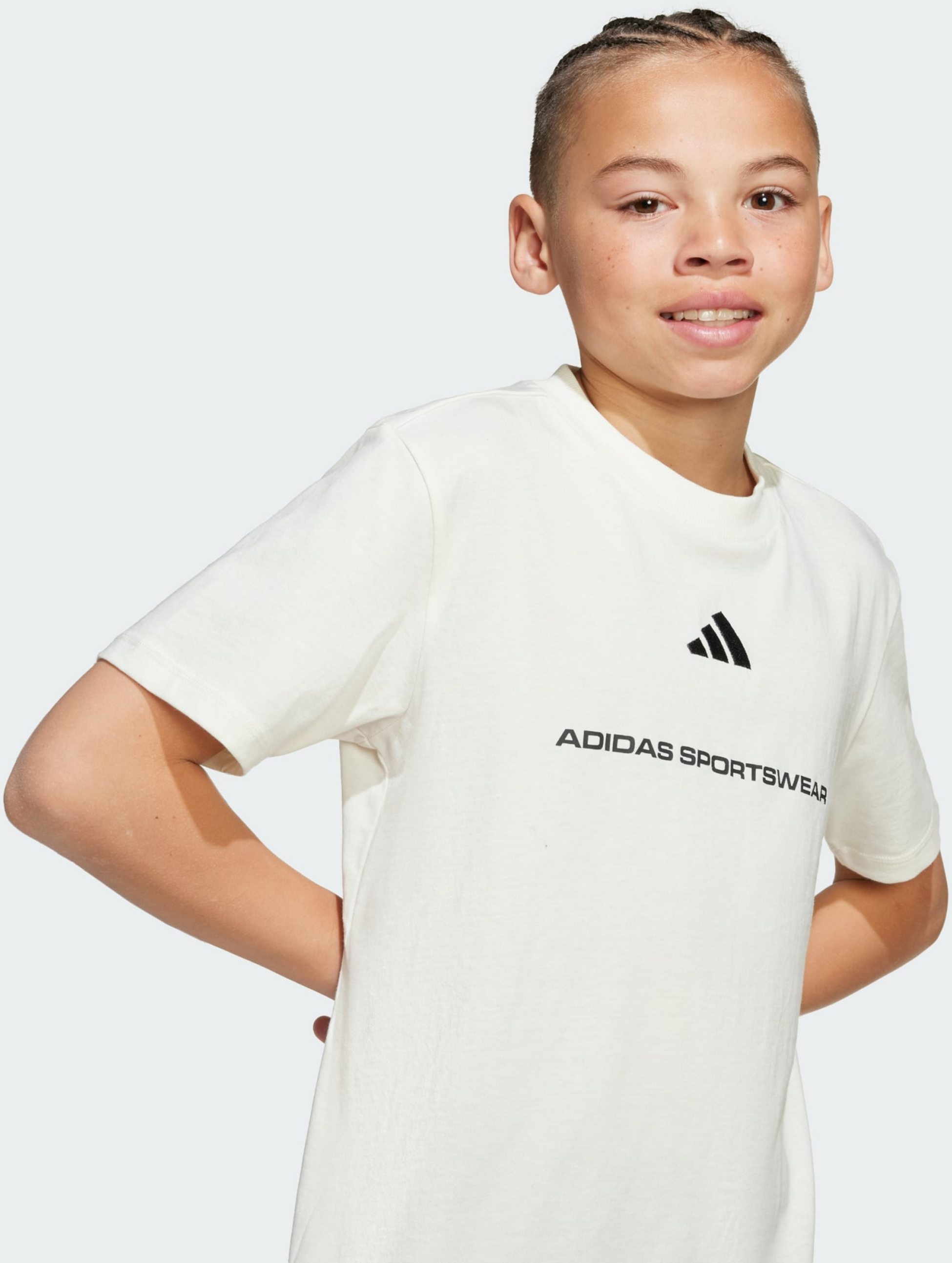 ADIDAS, Adidas Adidas Slogan Single Jersey T-shirt