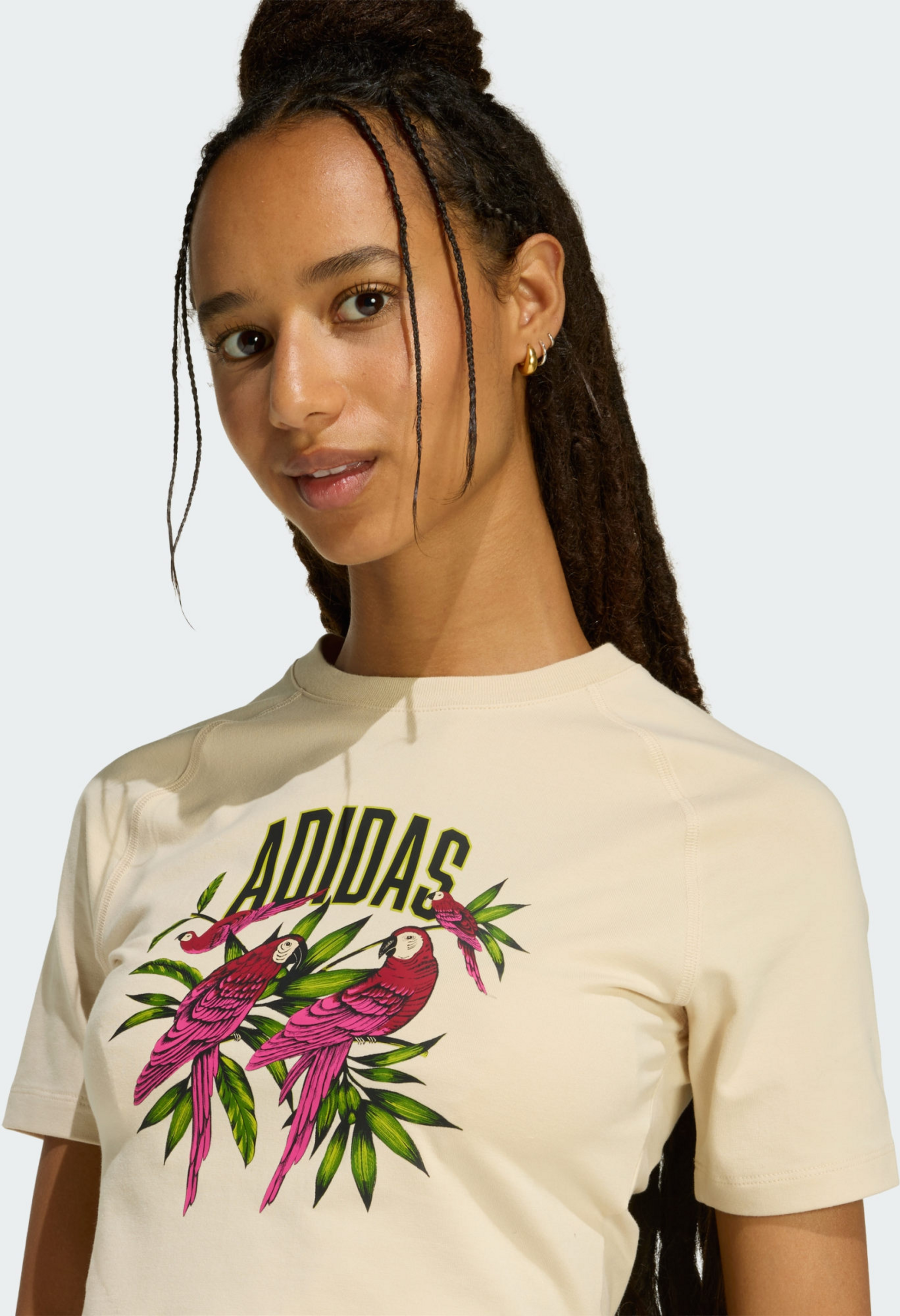 ADIDAS, Adidas Adidas X Farm Rio Graphic T-shirt I Crop-modell
