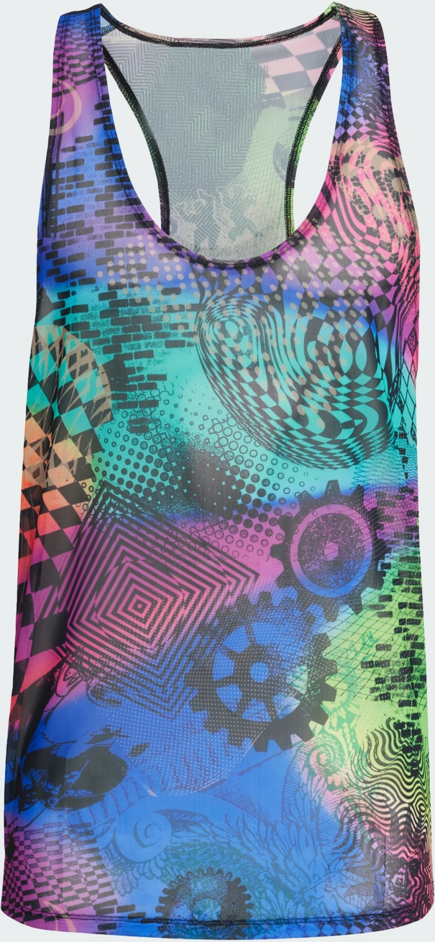 ADIDAS, Adidas Adidas X Jeremy Scott Linne Med Heltäckande Tryck