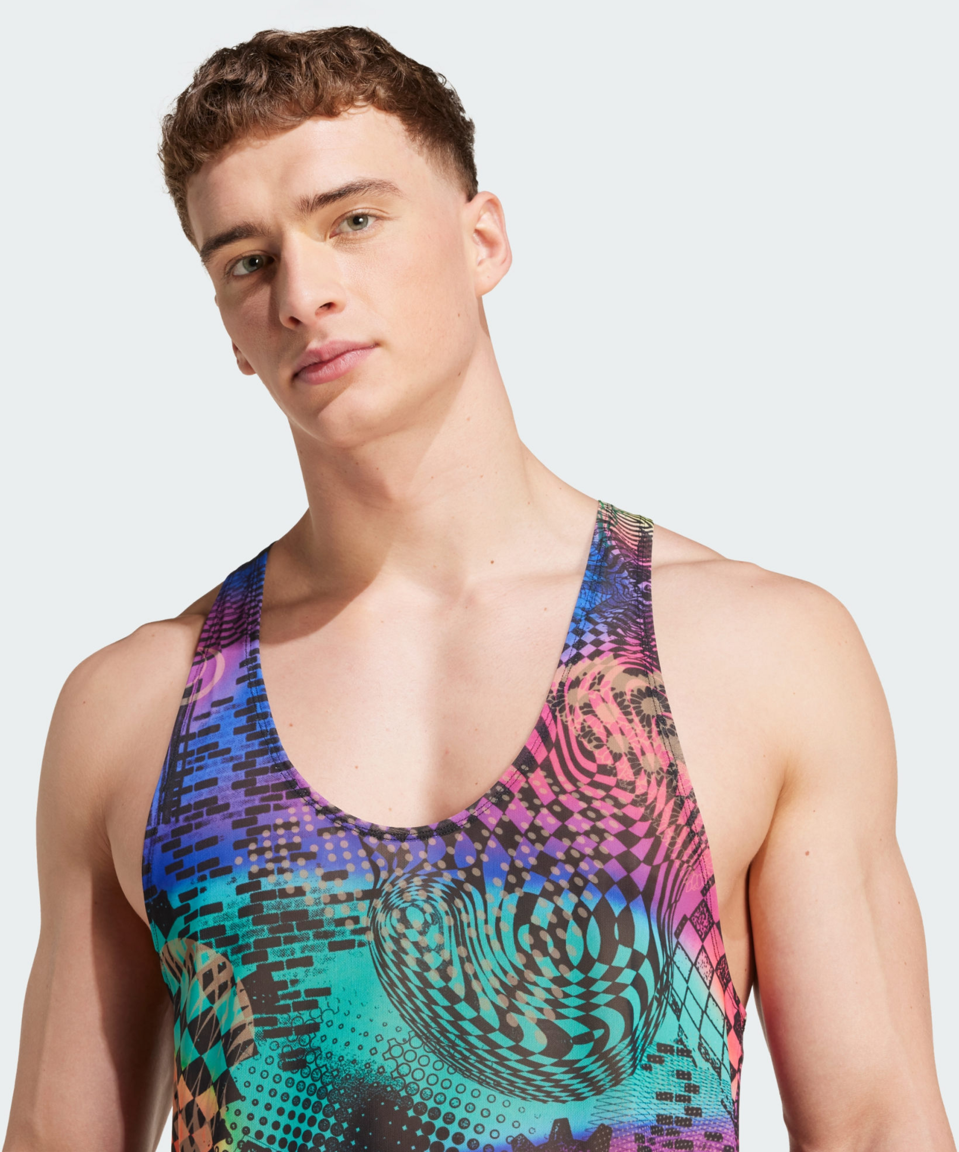 ADIDAS, Adidas Adidas X Jeremy Scott Linne Med Heltäckande Tryck