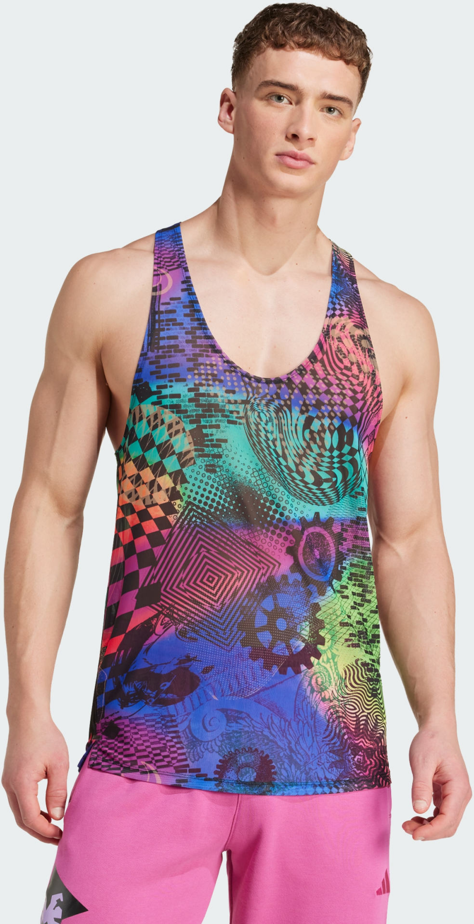 ADIDAS, Adidas Adidas X Jeremy Scott Linne Med Heltäckande Tryck