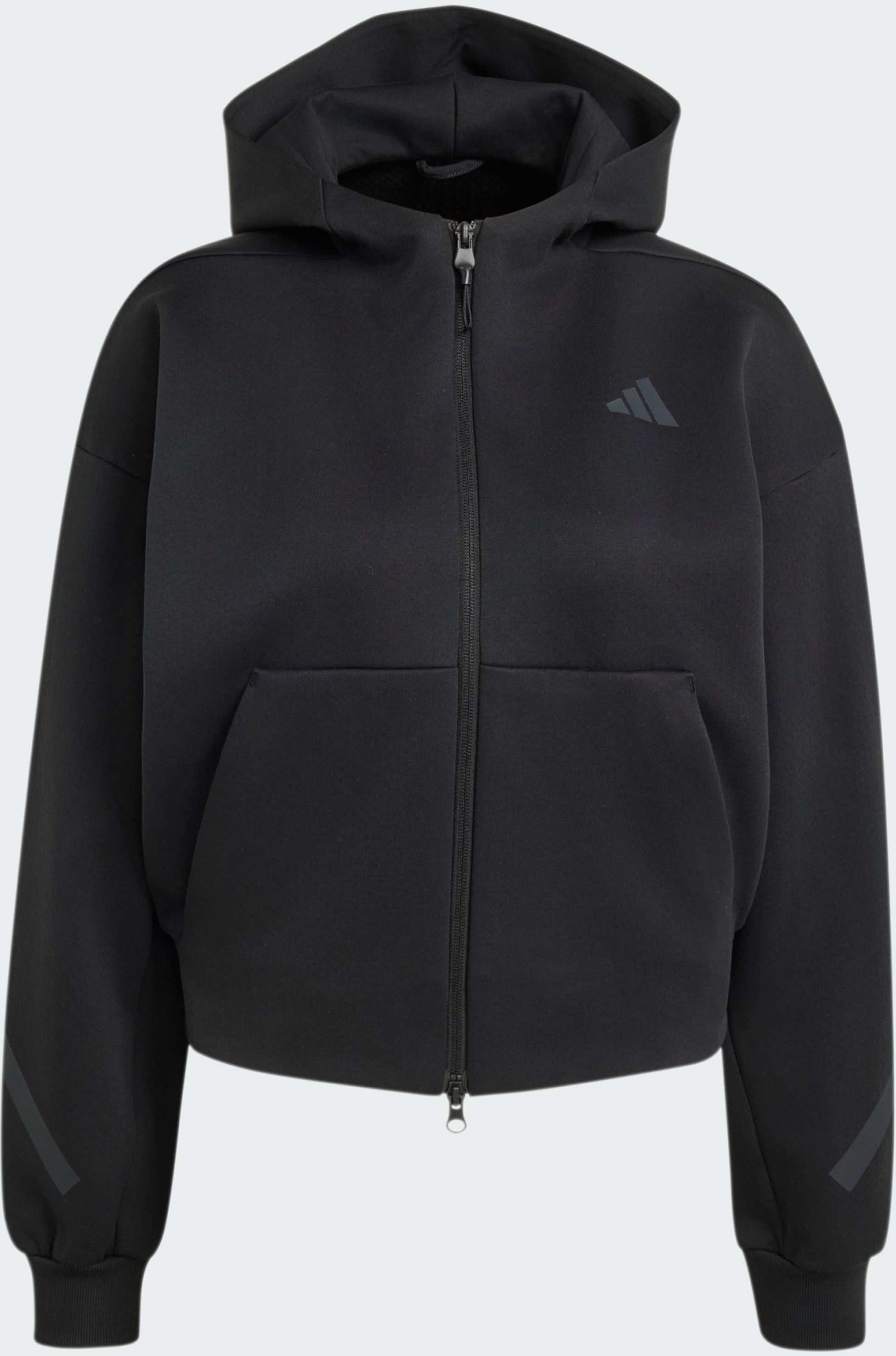 ADIDAS, Adidas Adidas Z.n.e. Cropped Full Zip Sweatshirt