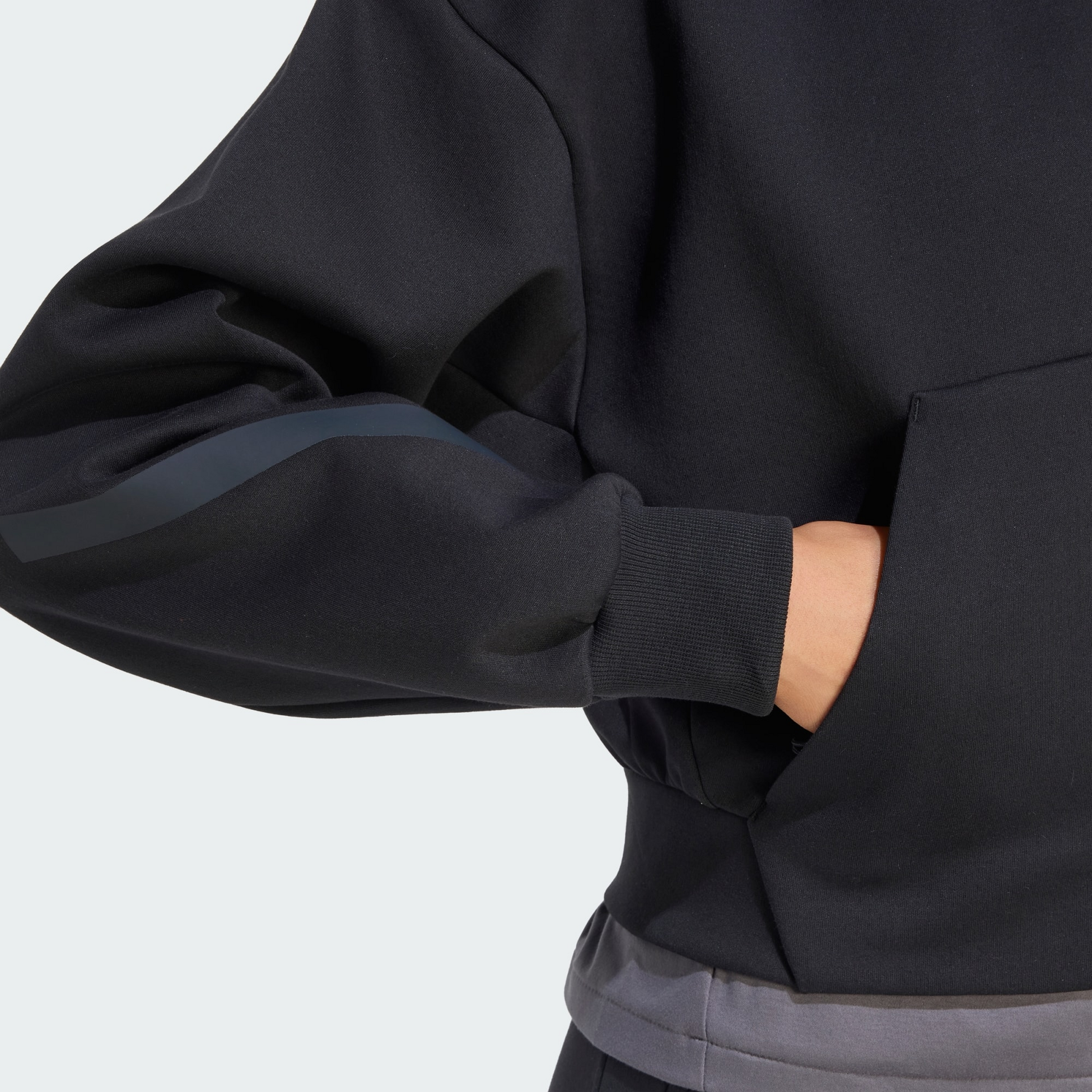 ADIDAS, Adidas Adidas Z.n.e. Cropped Full Zip Sweatshirt