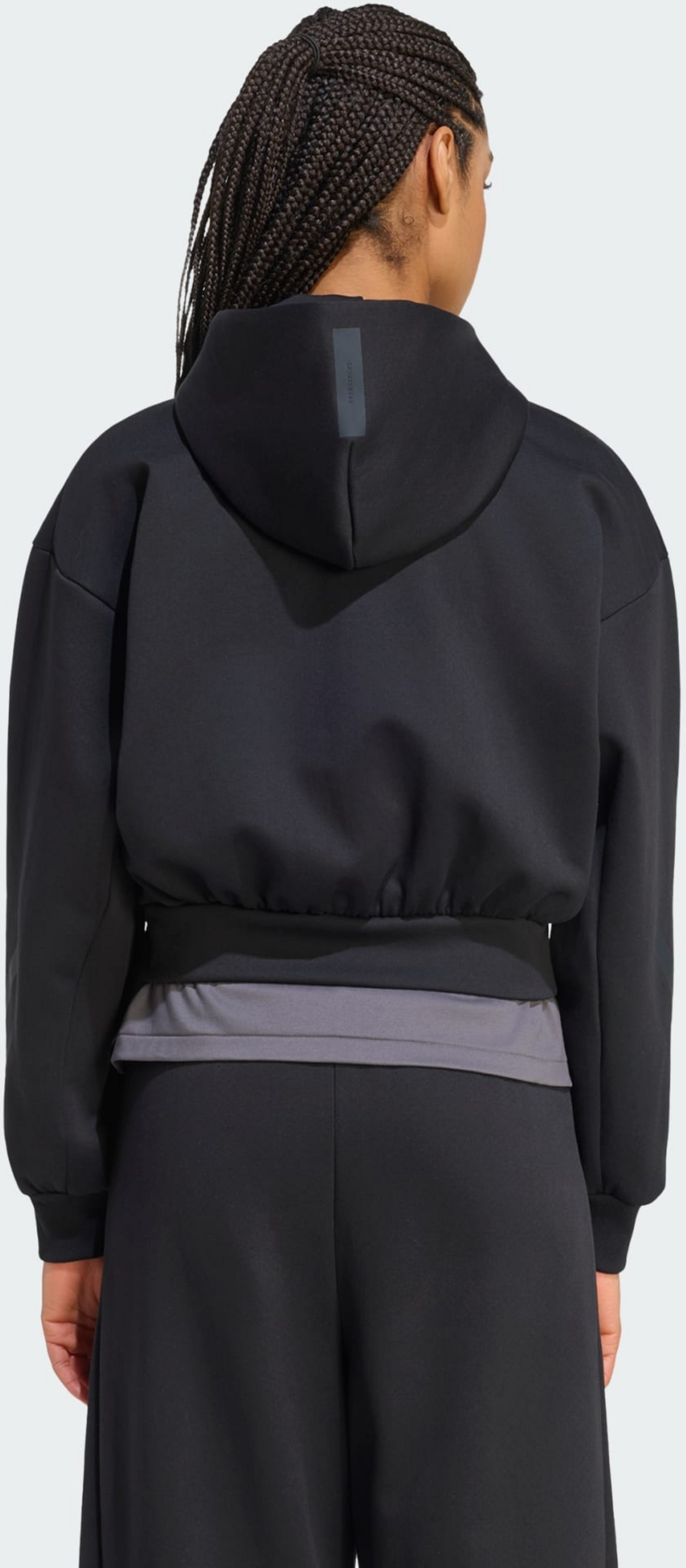 ADIDAS, Adidas Adidas Z.n.e. Cropped Full Zip Sweatshirt