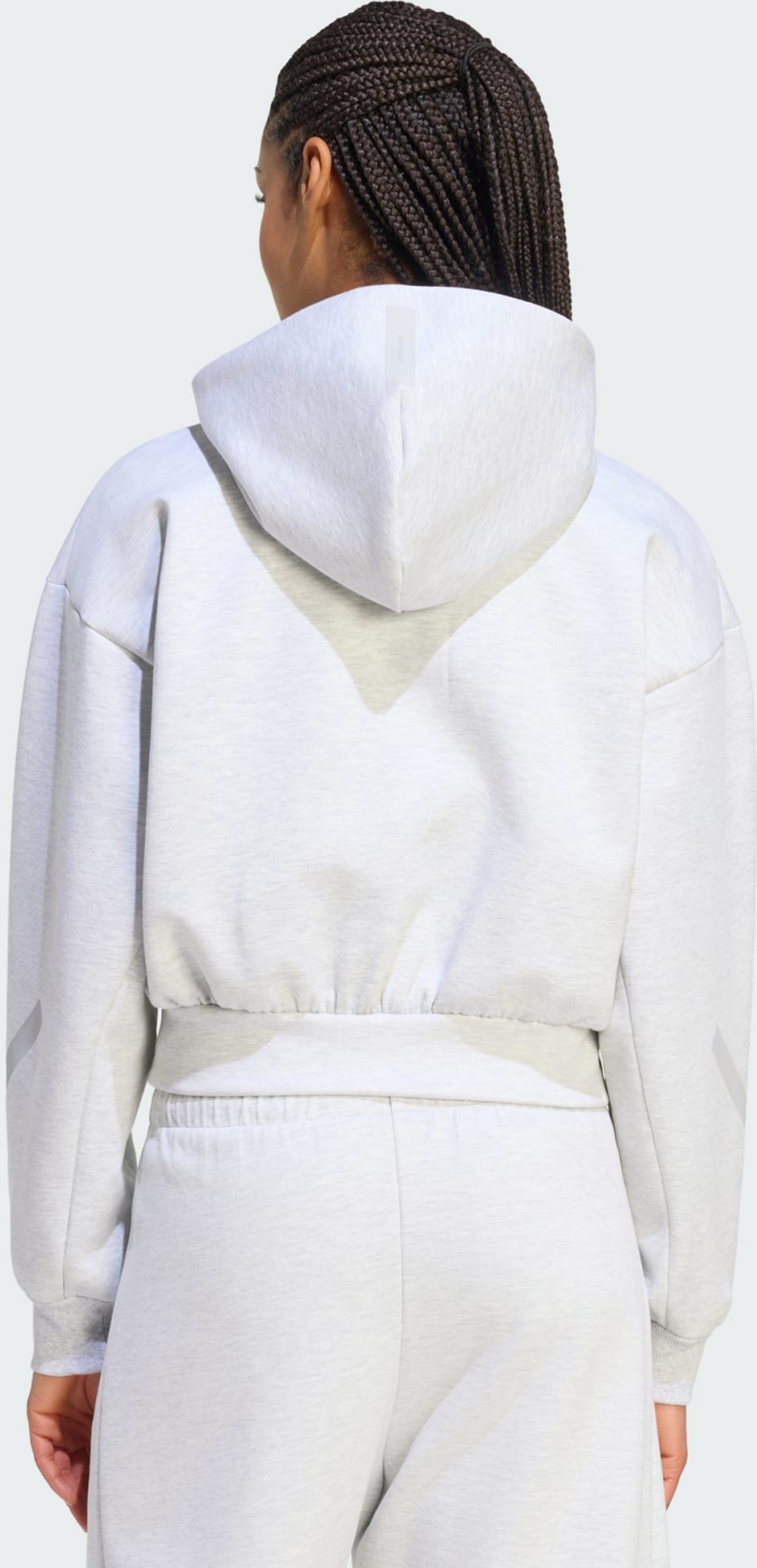 ADIDAS, Adidas Adidas Z.n.e. Cropped Full Zip Sweatshirt