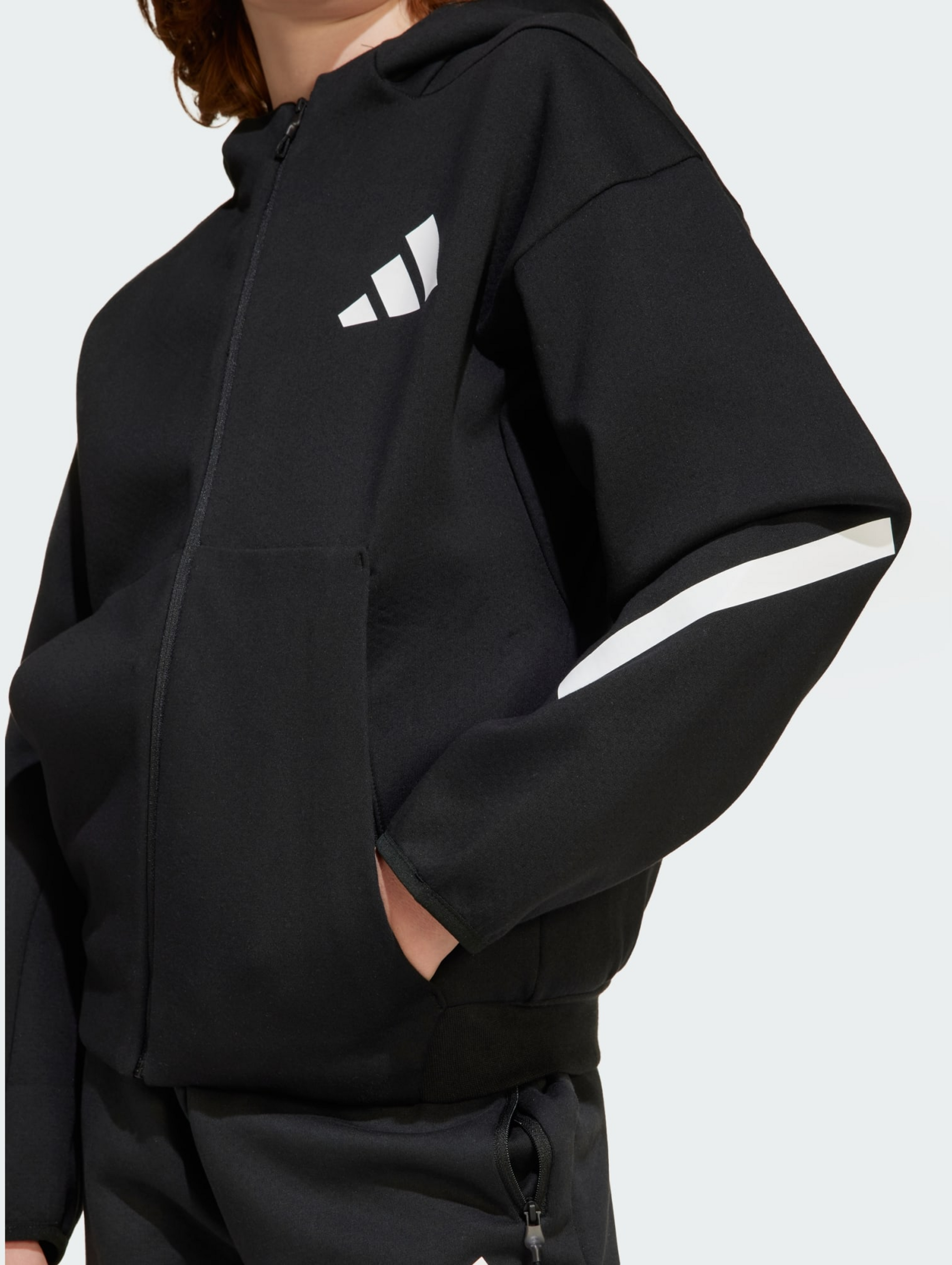 ADIDAS, Adidas Adidas Z.n.e. Full-zip Hooded Träningsjacka