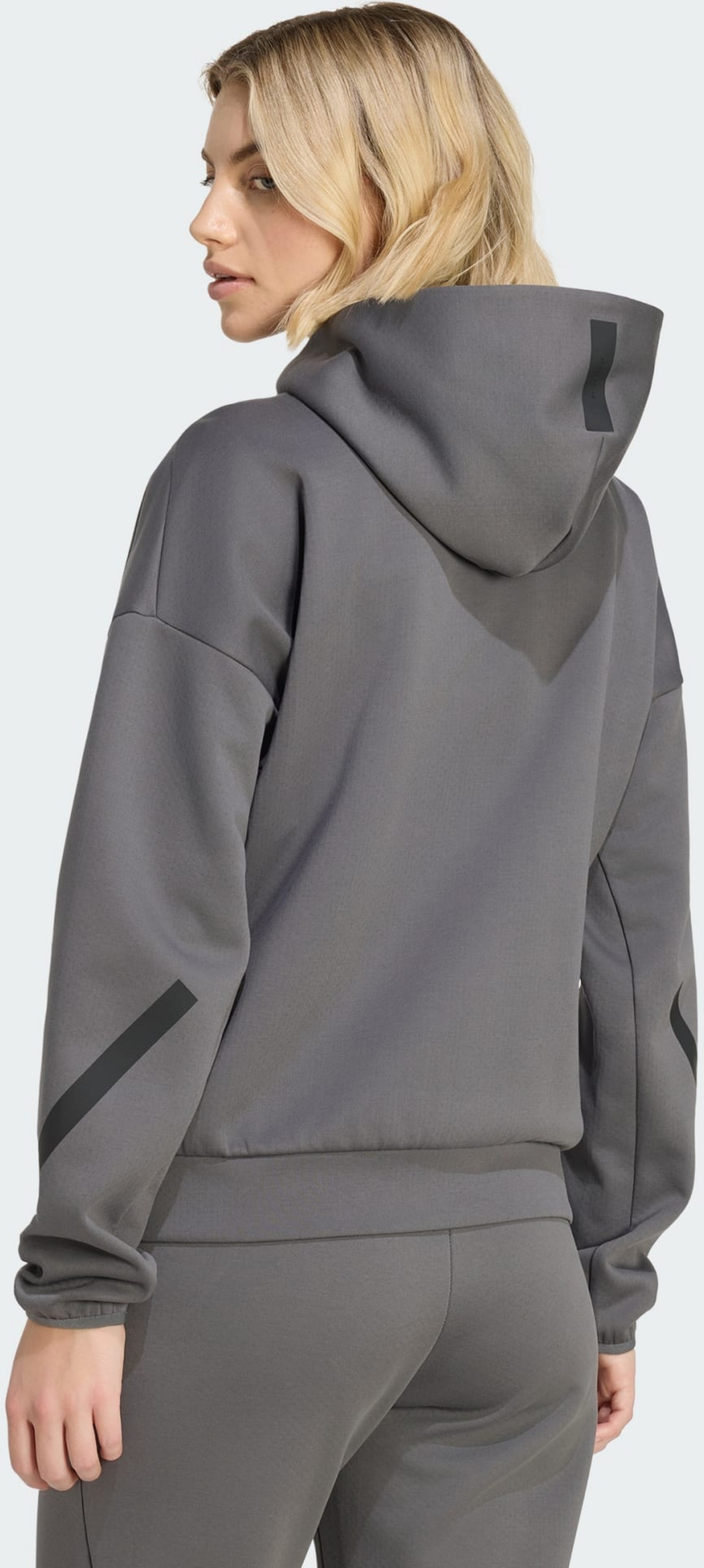 ADIDAS, Adidas Adidas Z.n.e. Hoodie Med Hel Dragkedja
