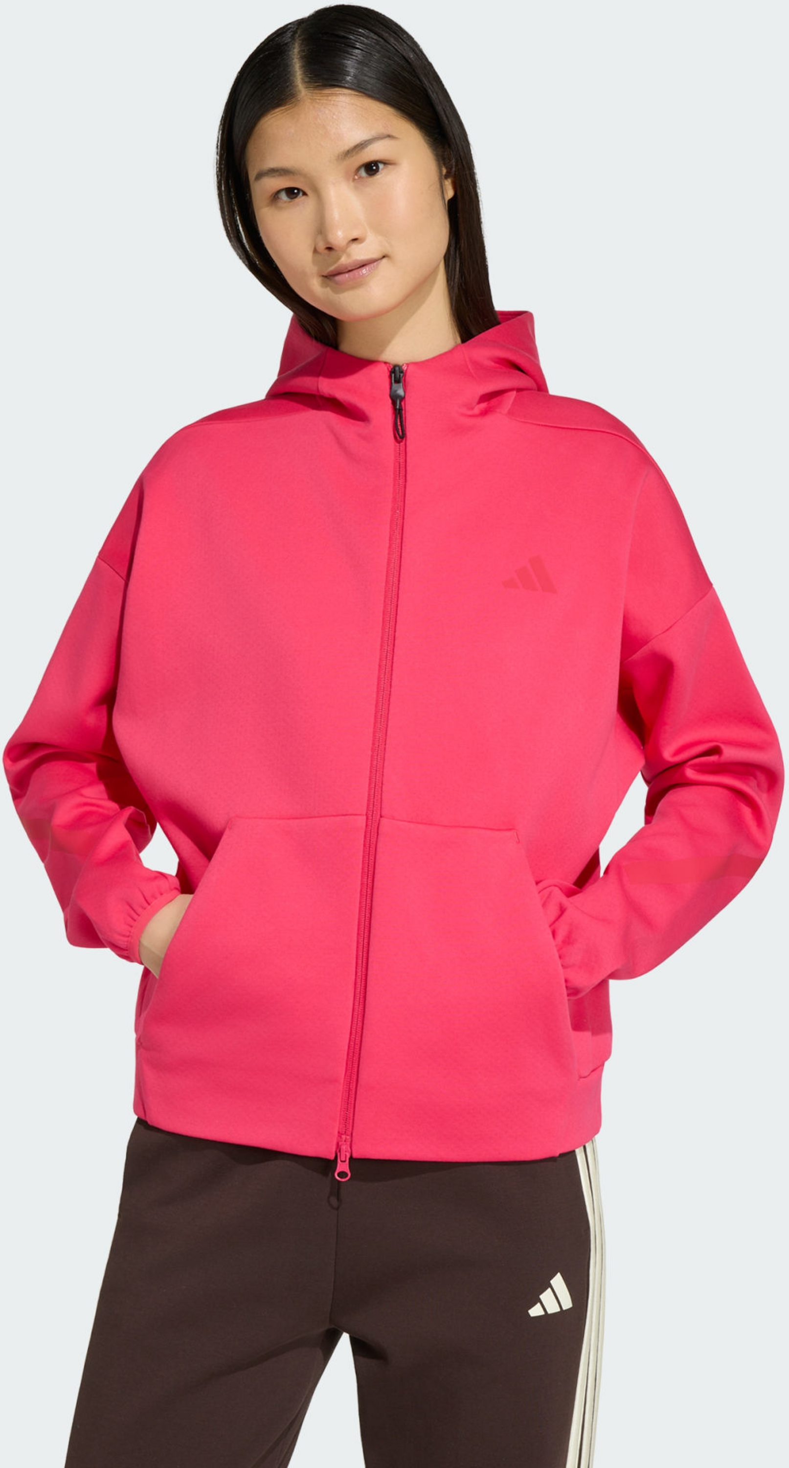 ADIDAS, Adidas Adidas Z.n.e. Hoodie Med Hel Dragkedja