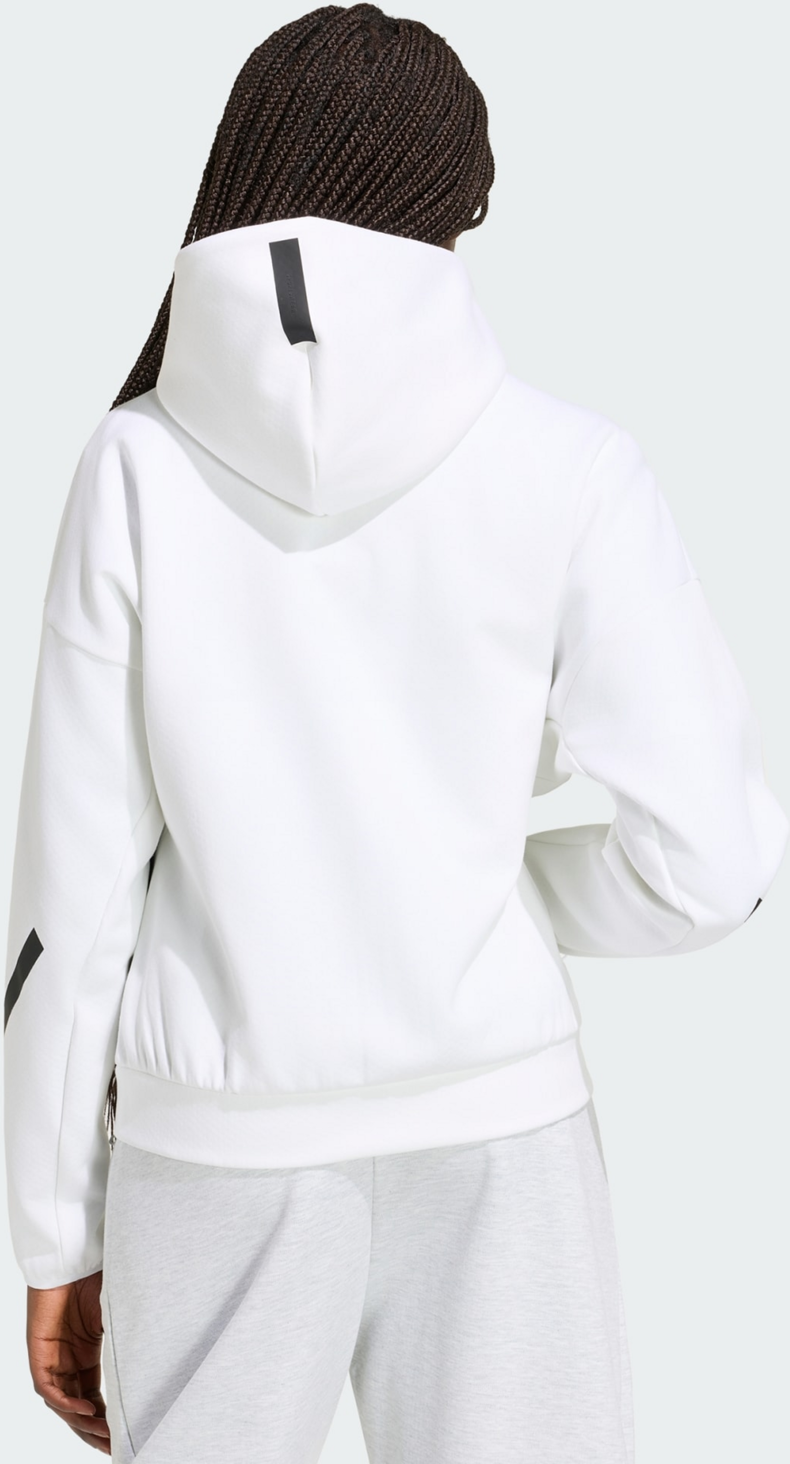 ADIDAS, Adidas Adidas Z.n.e. Hoodie Med Hel Dragkedja