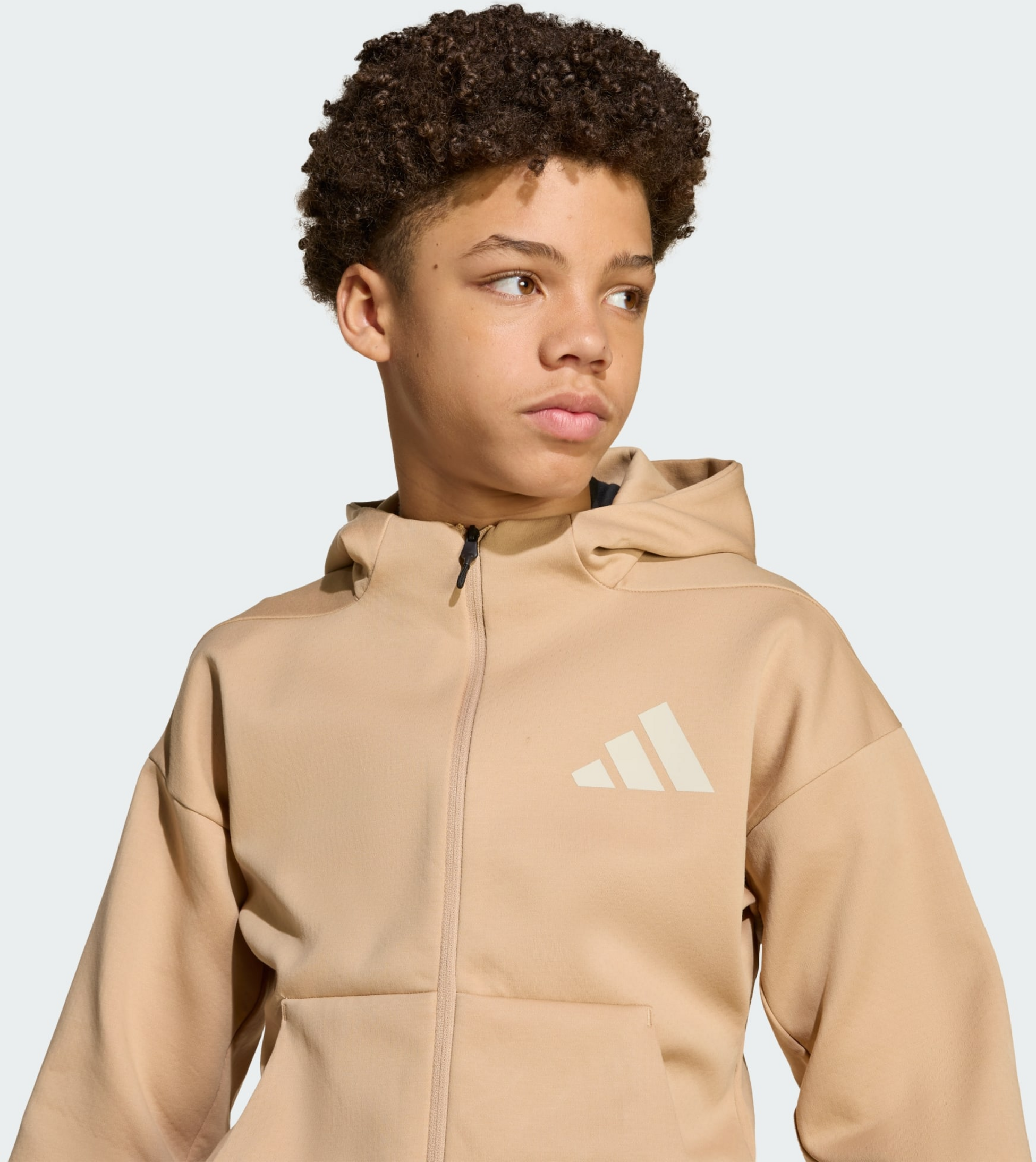 ADIDAS, Adidas Adidas Z.n.e. Träningsjacka Med Hel Dragkedja Och Huva