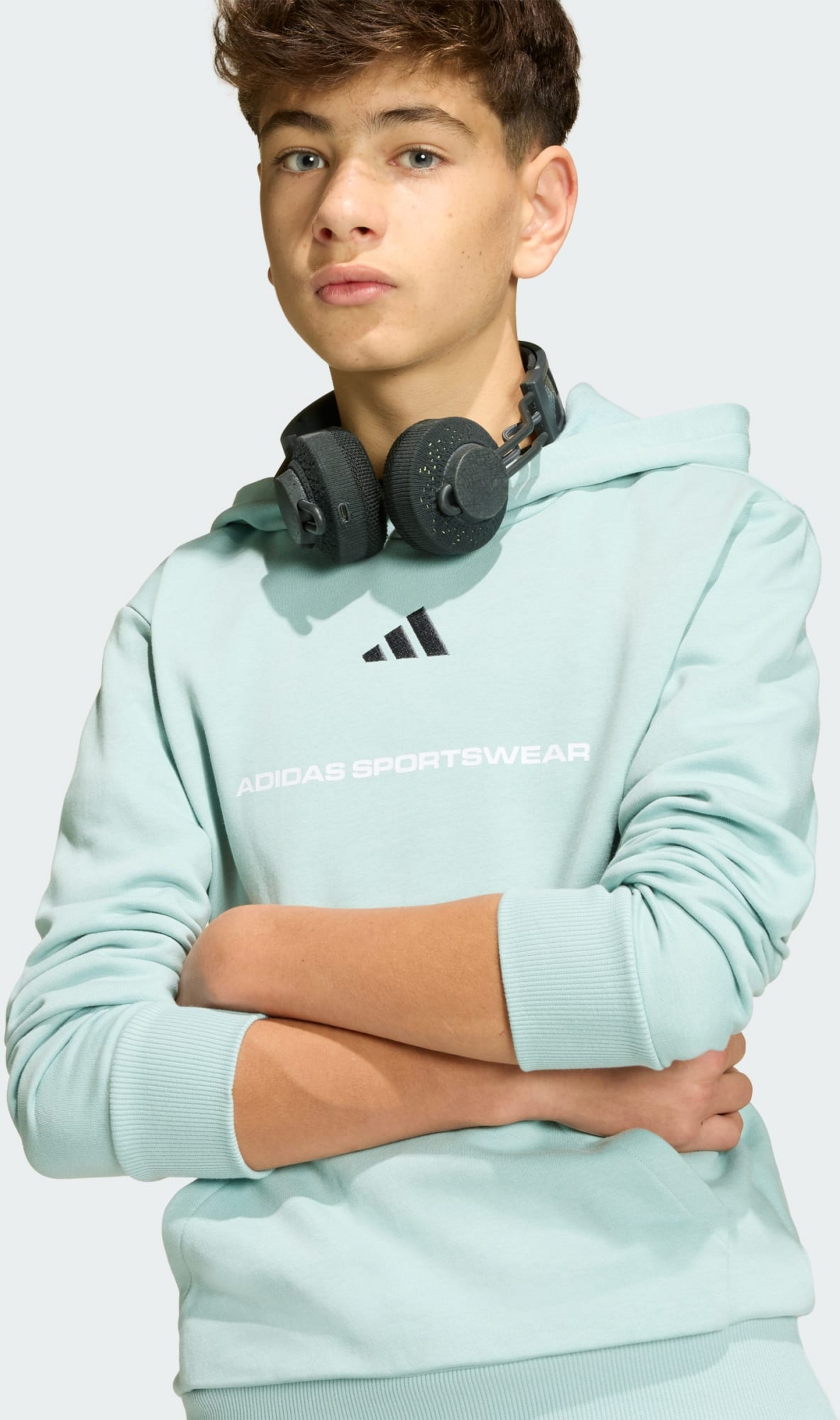 ADIDAS, Adidas Adidas-huvtröja I Fleece Med Slogan