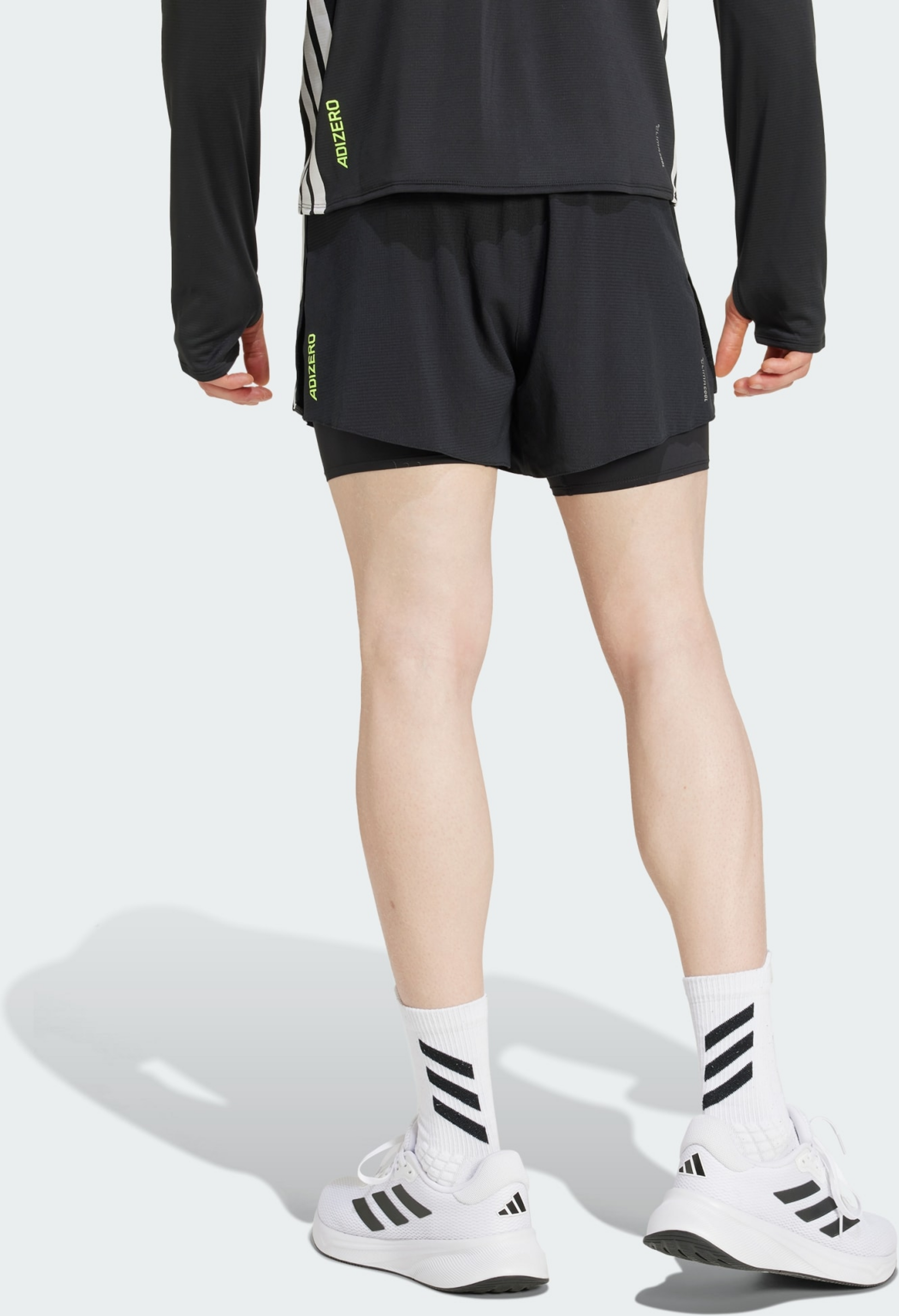 ADIDAS, Adidas Adizero Running 2-in-1 Gel Pocket Shorts