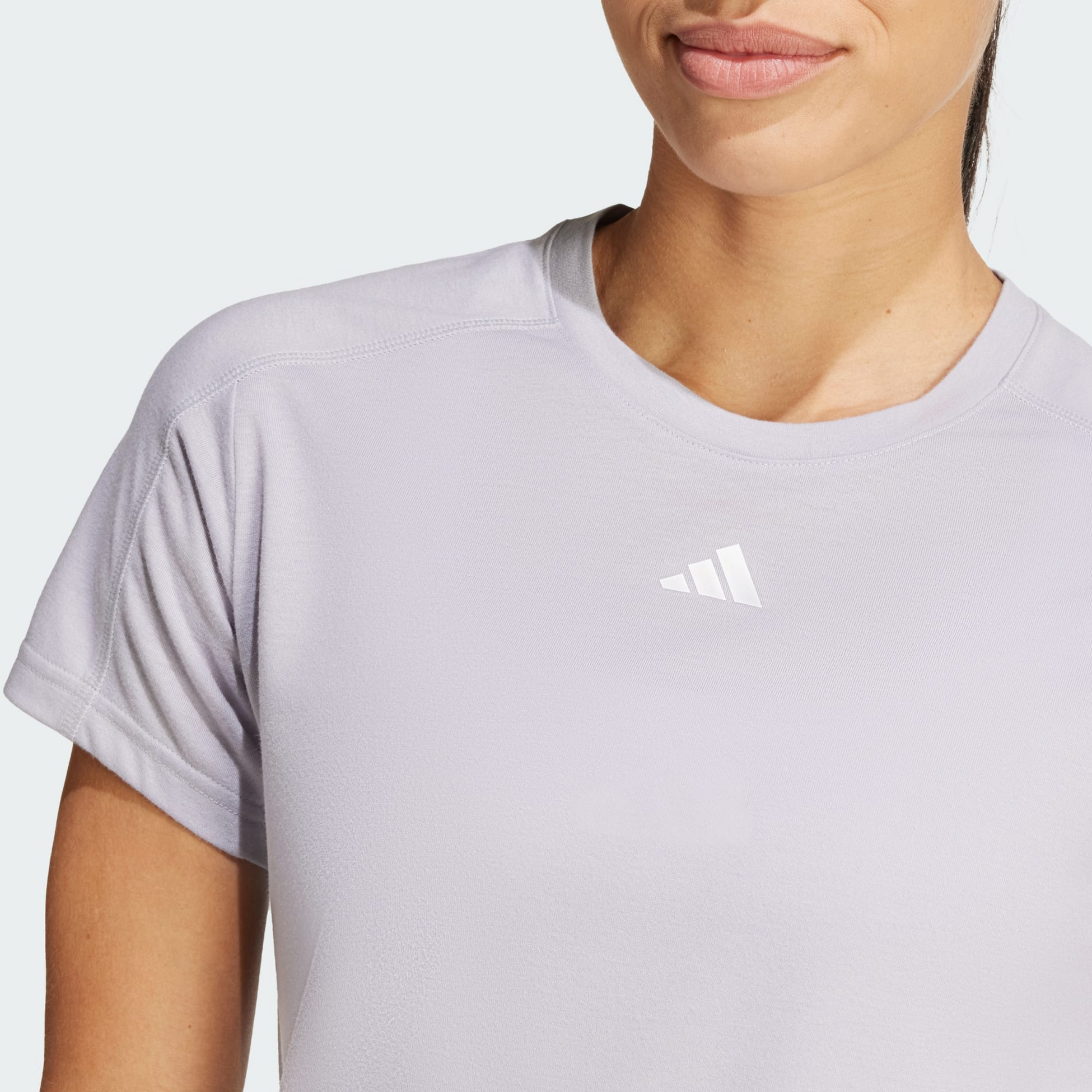 ADIDAS, Adidas Aeroready Train Essentials Minimal Branding Crewneck Tee