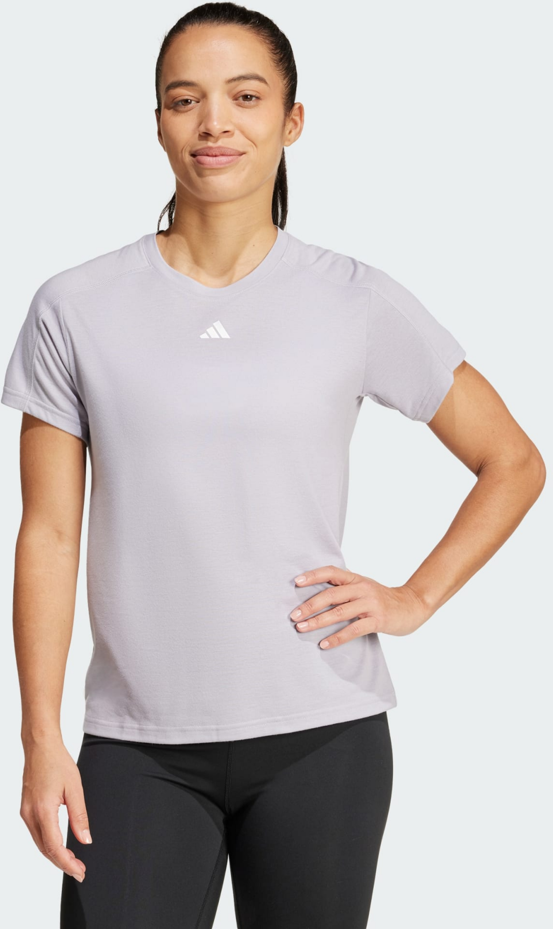 ADIDAS, Adidas Aeroready Train Essentials Minimal Branding Crewneck Tee