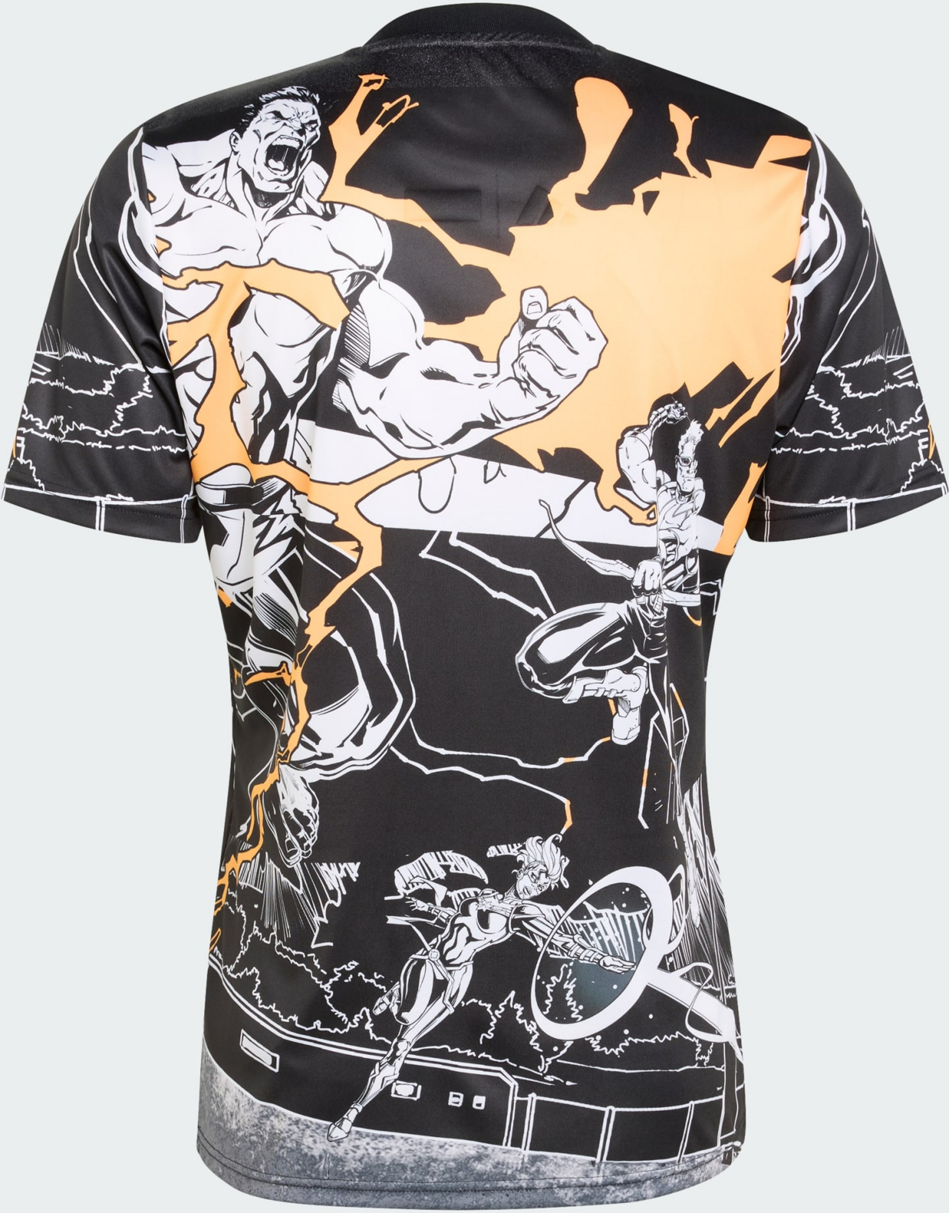 ADIDAS, Adidas All Blacks Marvel Captains Run Tröja