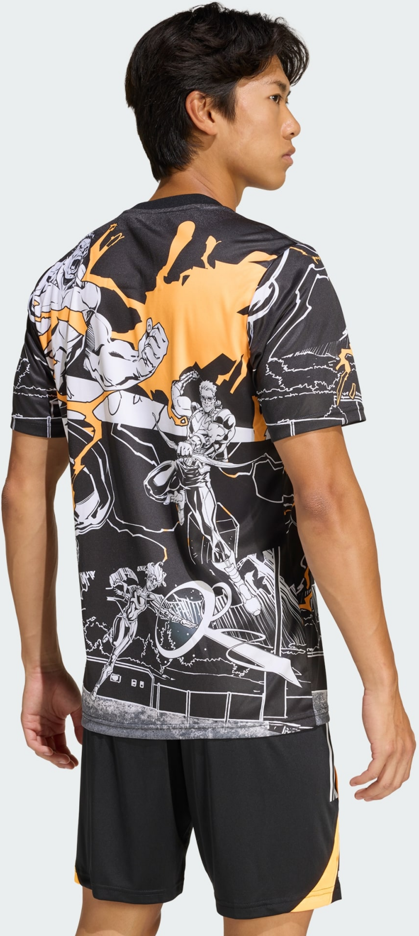 ADIDAS, Adidas All Blacks Marvel Captains Run Tröja