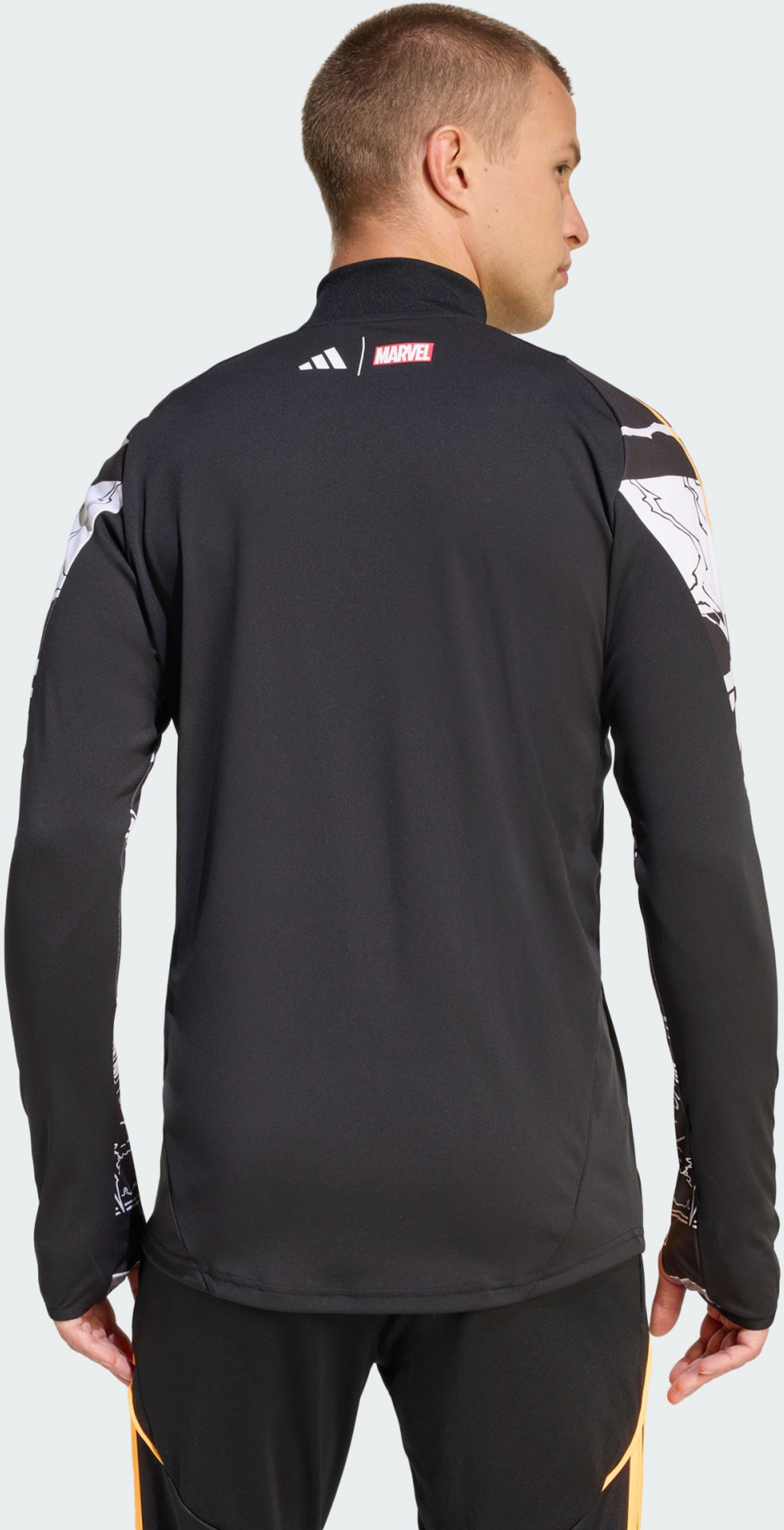 ADIDAS, Adidas All Blacks Marvel Träningsjacka