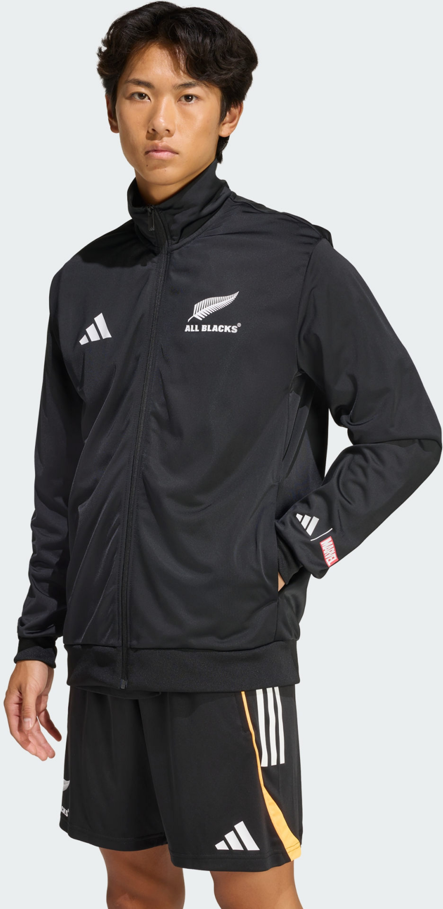 ADIDAS, Adidas All Blacks X Marvel Träningsjacka
