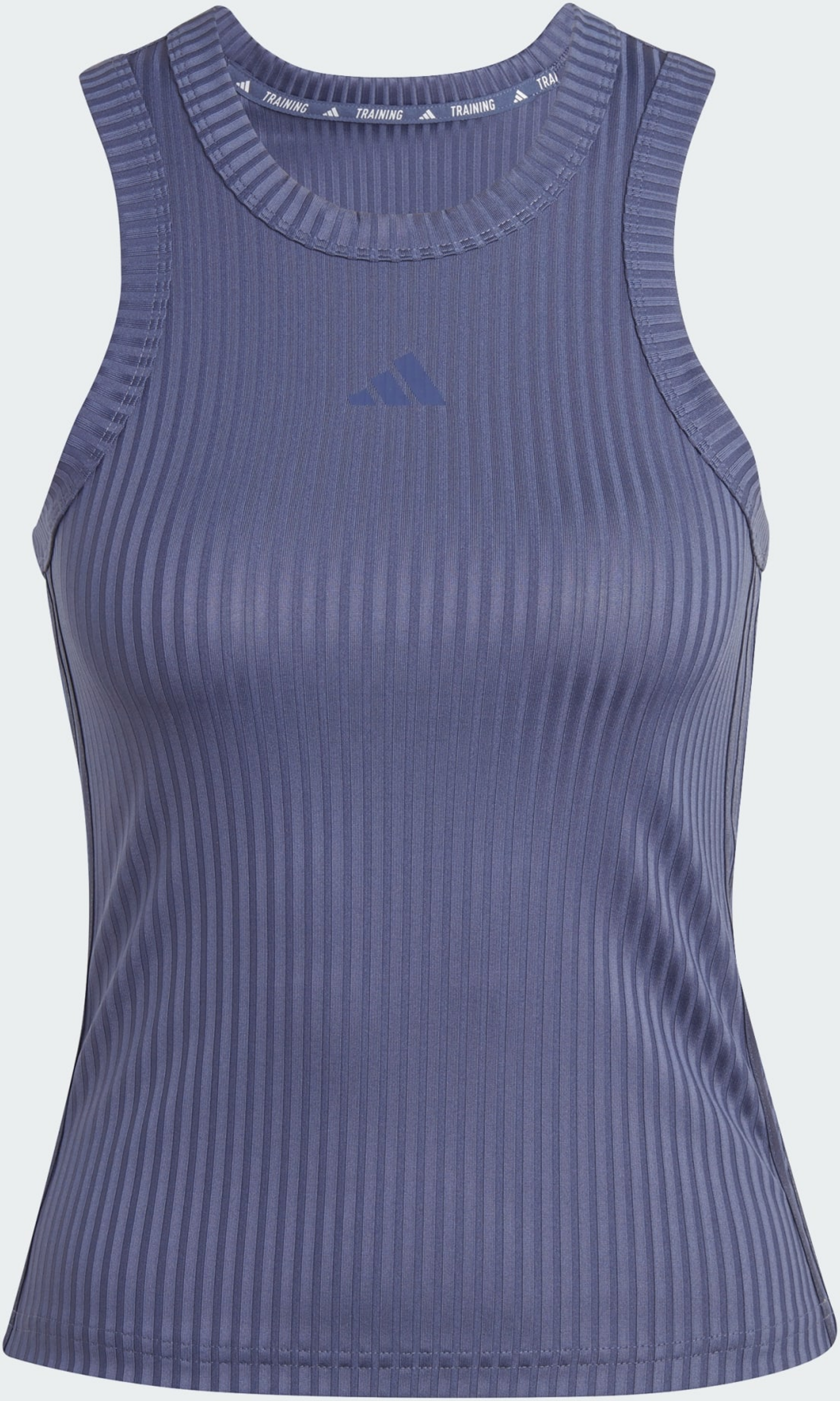 ADIDAS, Adidas All Gym Seasonal Rib Tight Fit Tonal 3-stripes Linne