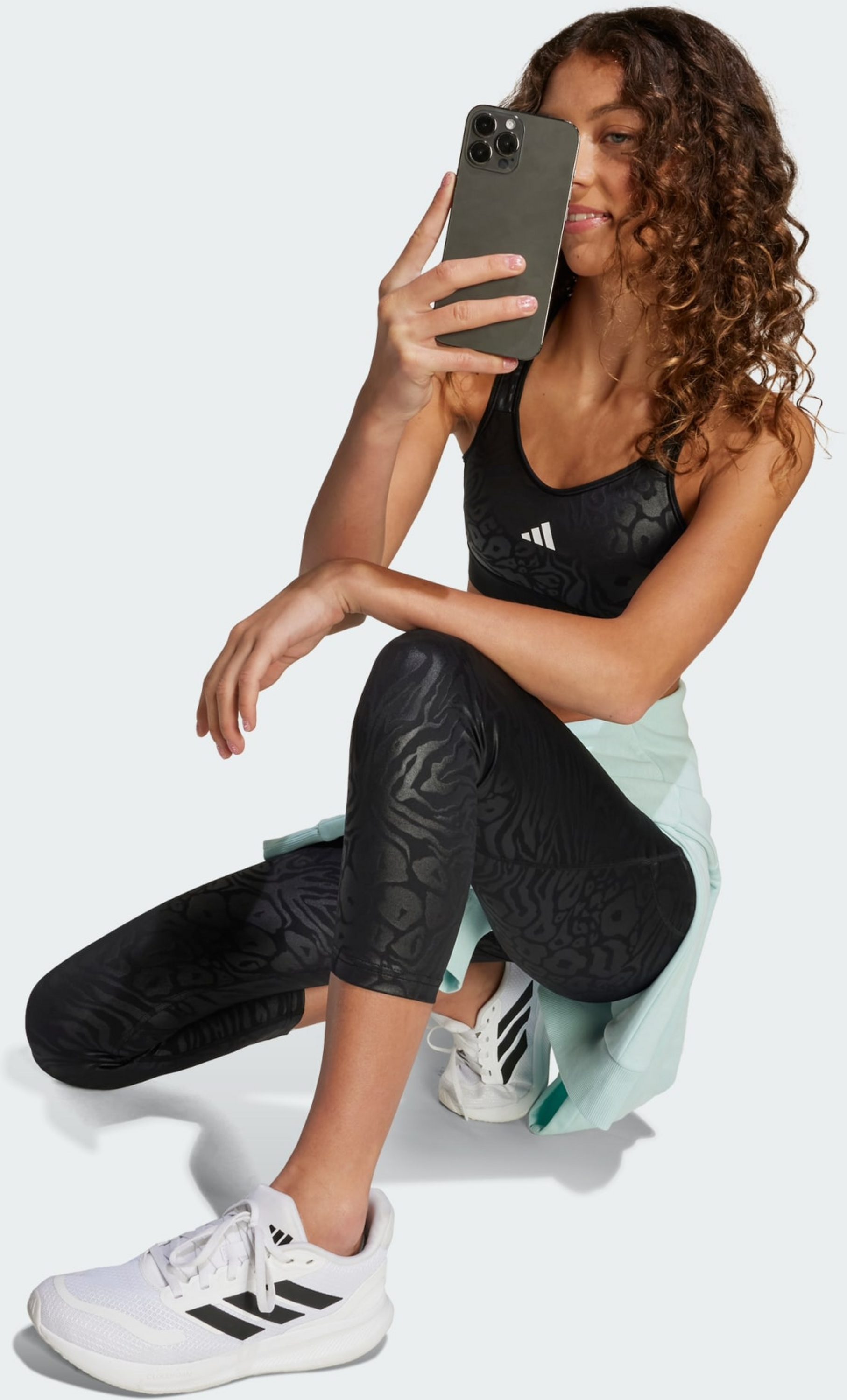 ADIDAS, Adidas All Sports Bh-topp Med Djur- Och Marshmallowtryck