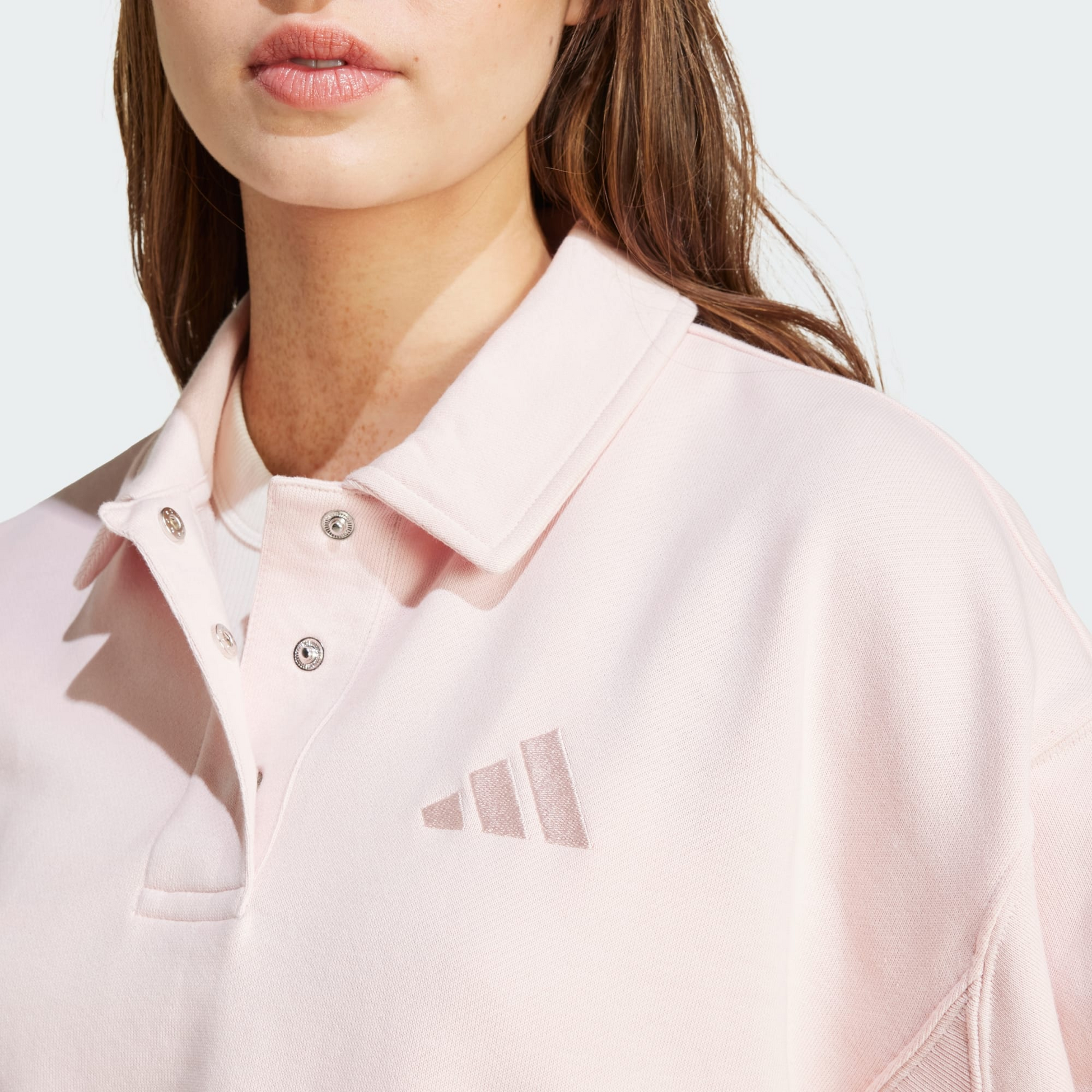 ADIDAS, Adidas All Szn French Terry Polo Sweatshirt