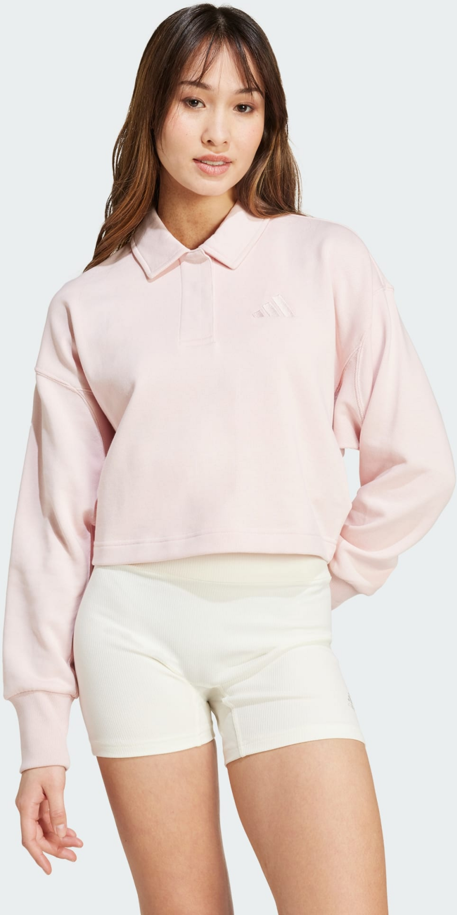 ADIDAS, Adidas All Szn French Terry Polo Sweatshirt