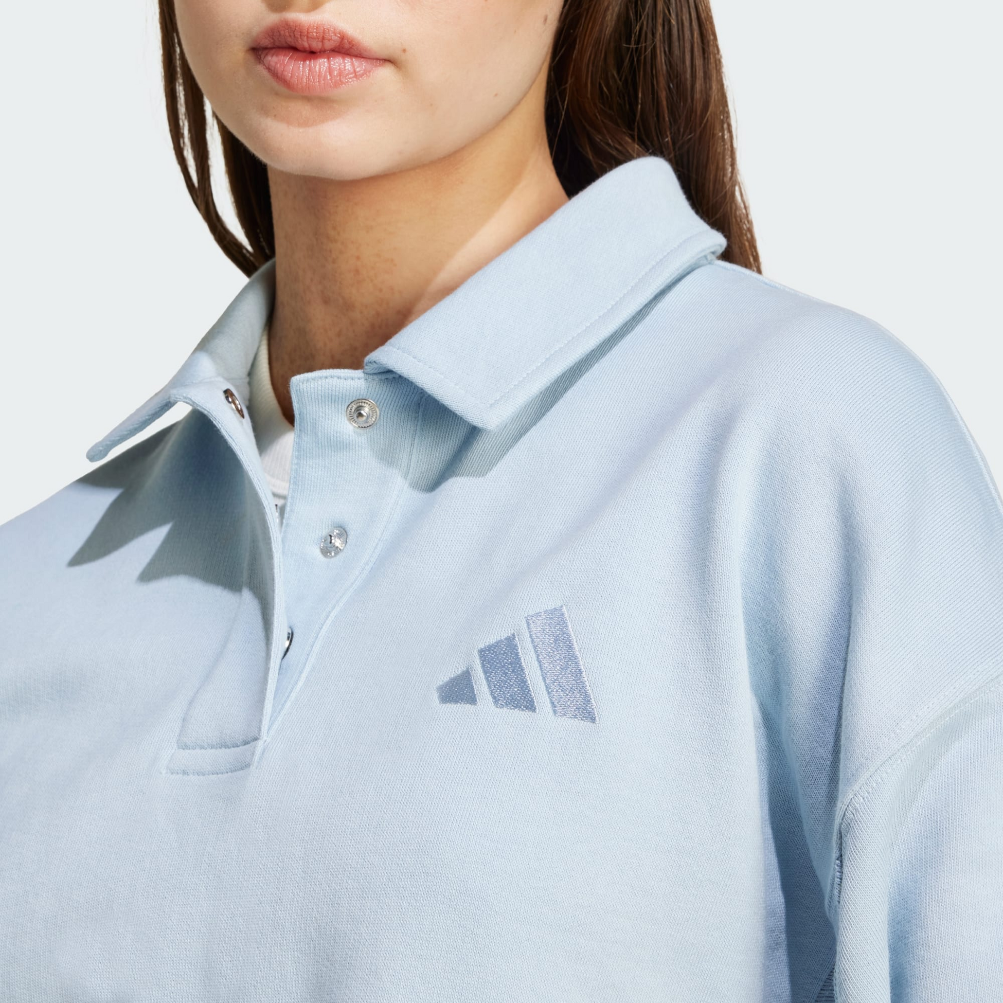 ADIDAS, Adidas All Szn French Terry Polo Sweatshirt