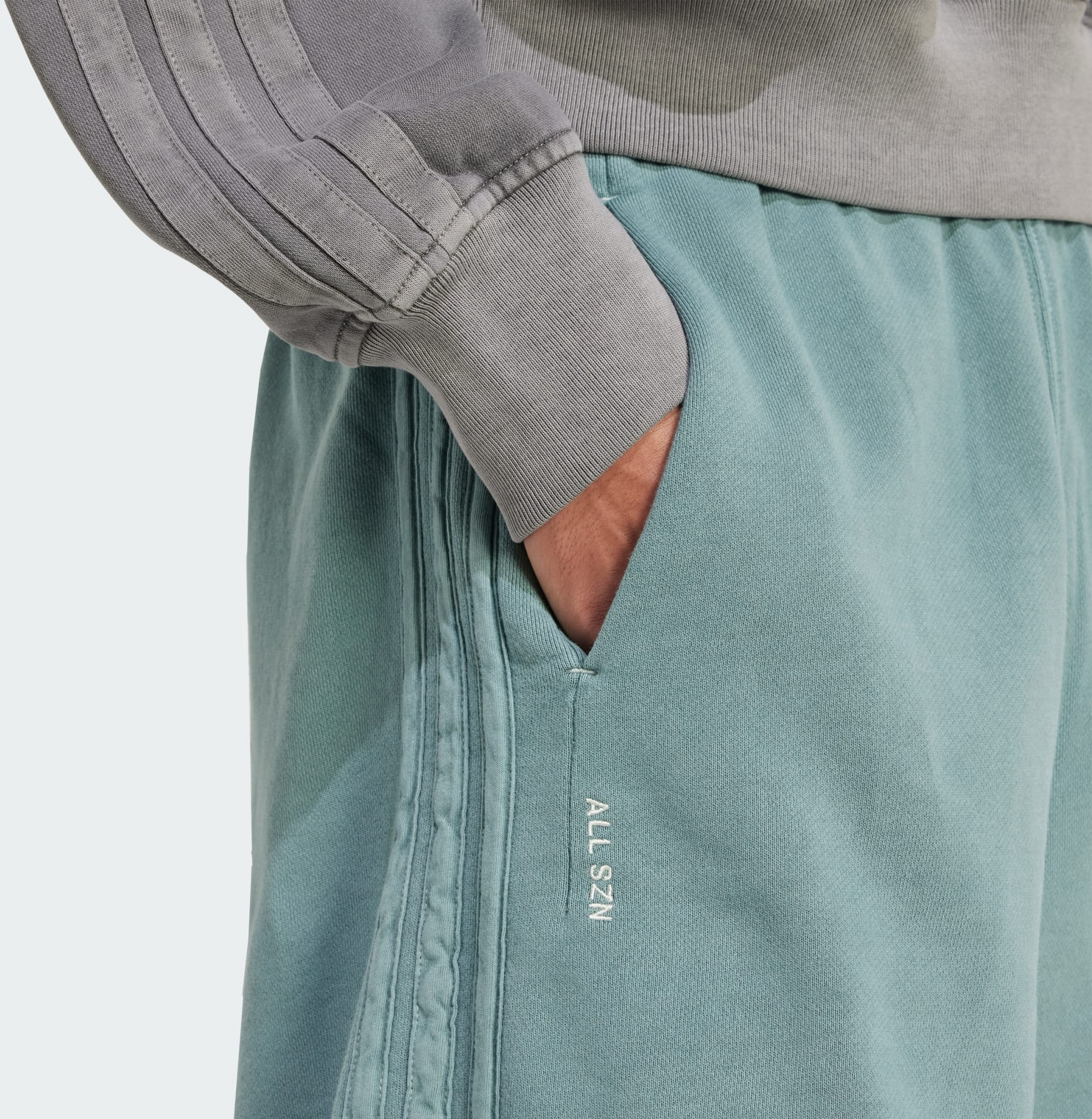 ADIDAS, Adidas All Szn French Terry Washed 8 Inch Shorts