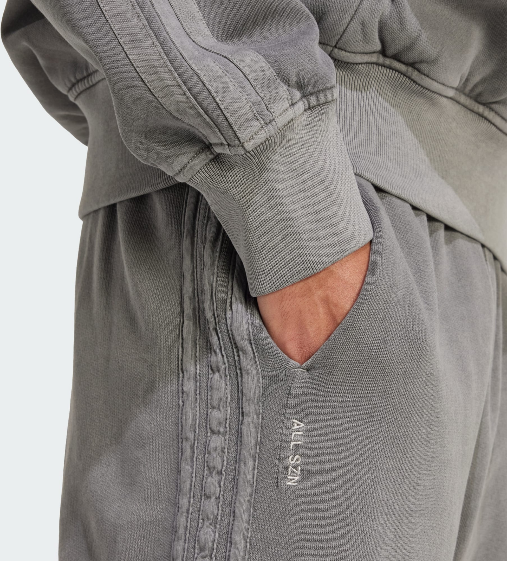 ADIDAS, Adidas All Szn French Terry Washed 8 Inch Shorts